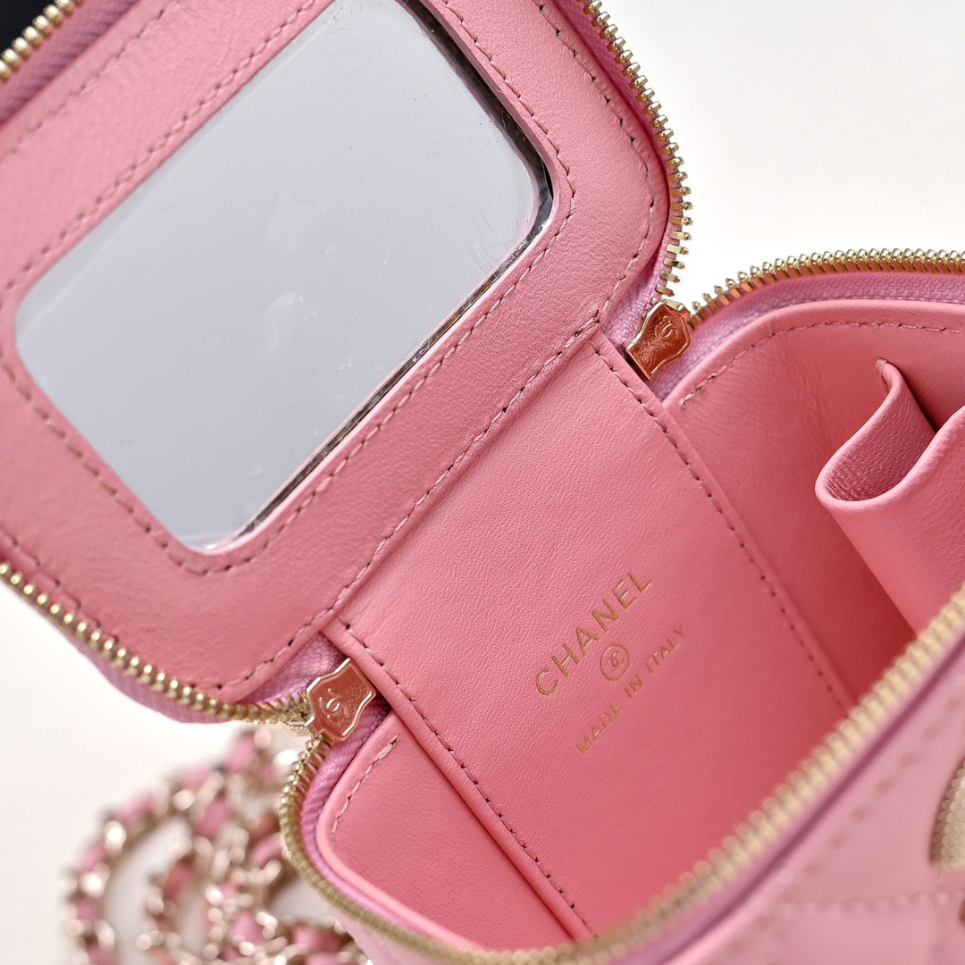 Ch**el Small Vanity with Chain 8.5x11x7cm