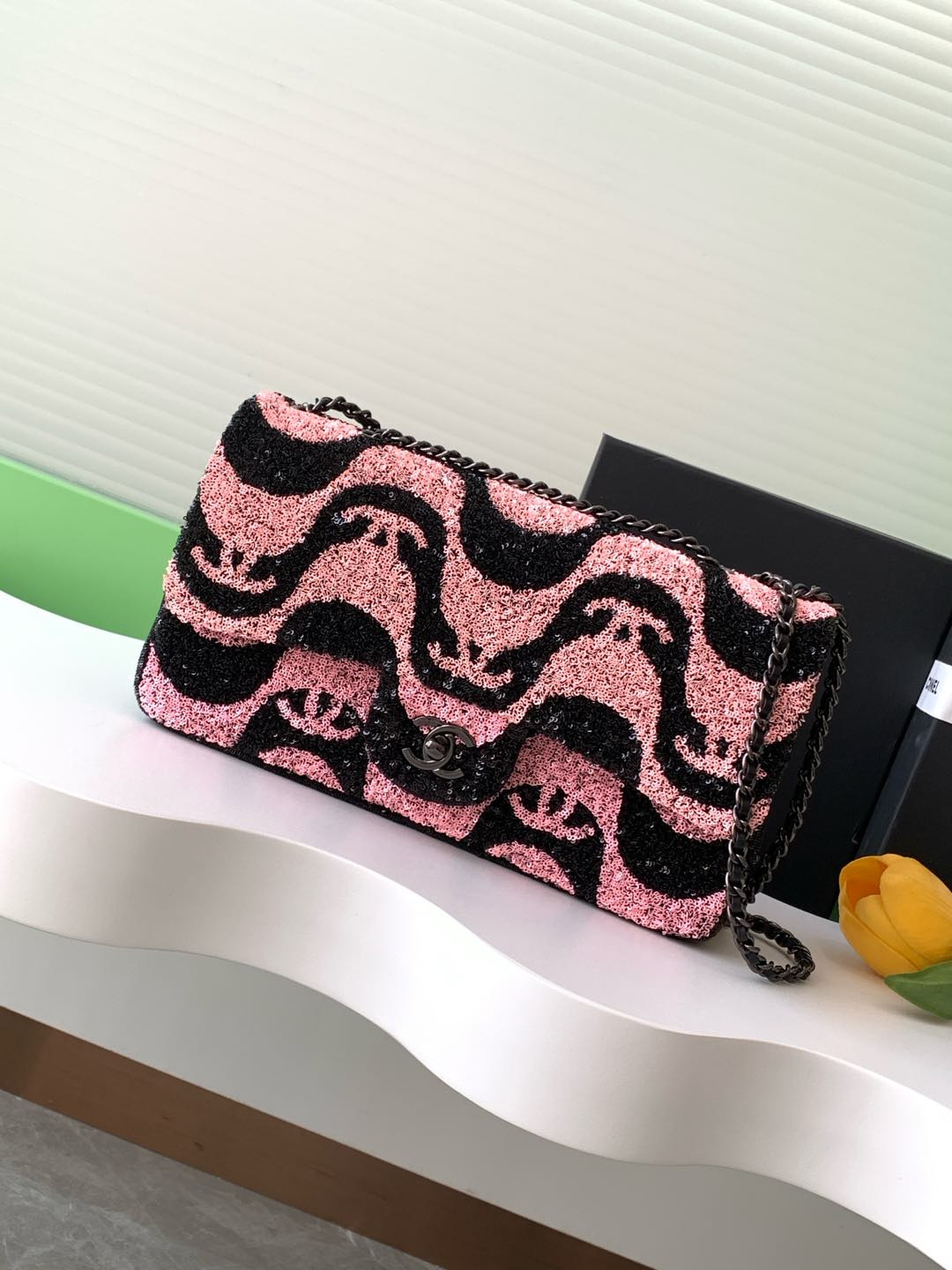 Ch**el Flap Bag 15x25x7cm