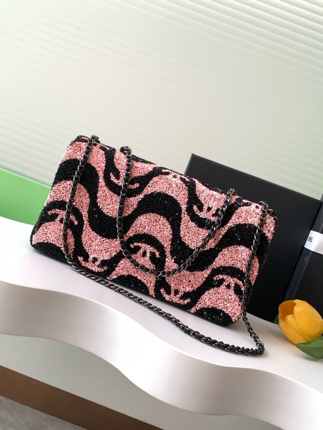 Ch**el Flap Bag 15x25x7cm