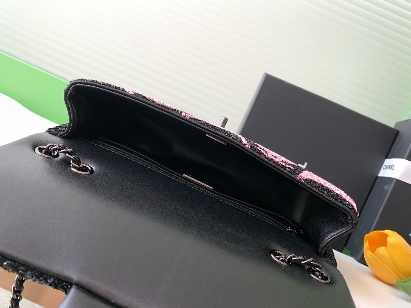 Ch**el Flap Bag 15x25x7cm