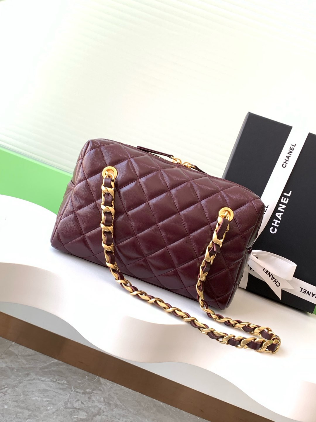 Ch**el Bowling Bag 15x25x11cm