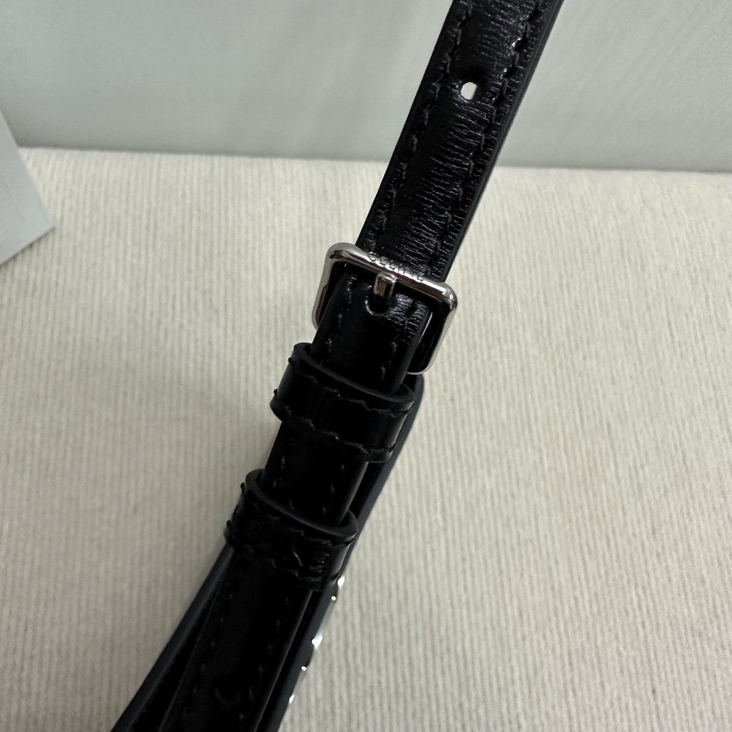 Ce1i*e MEDIUM TILLY BAG in shiny calfskin 22x13.5x4cm