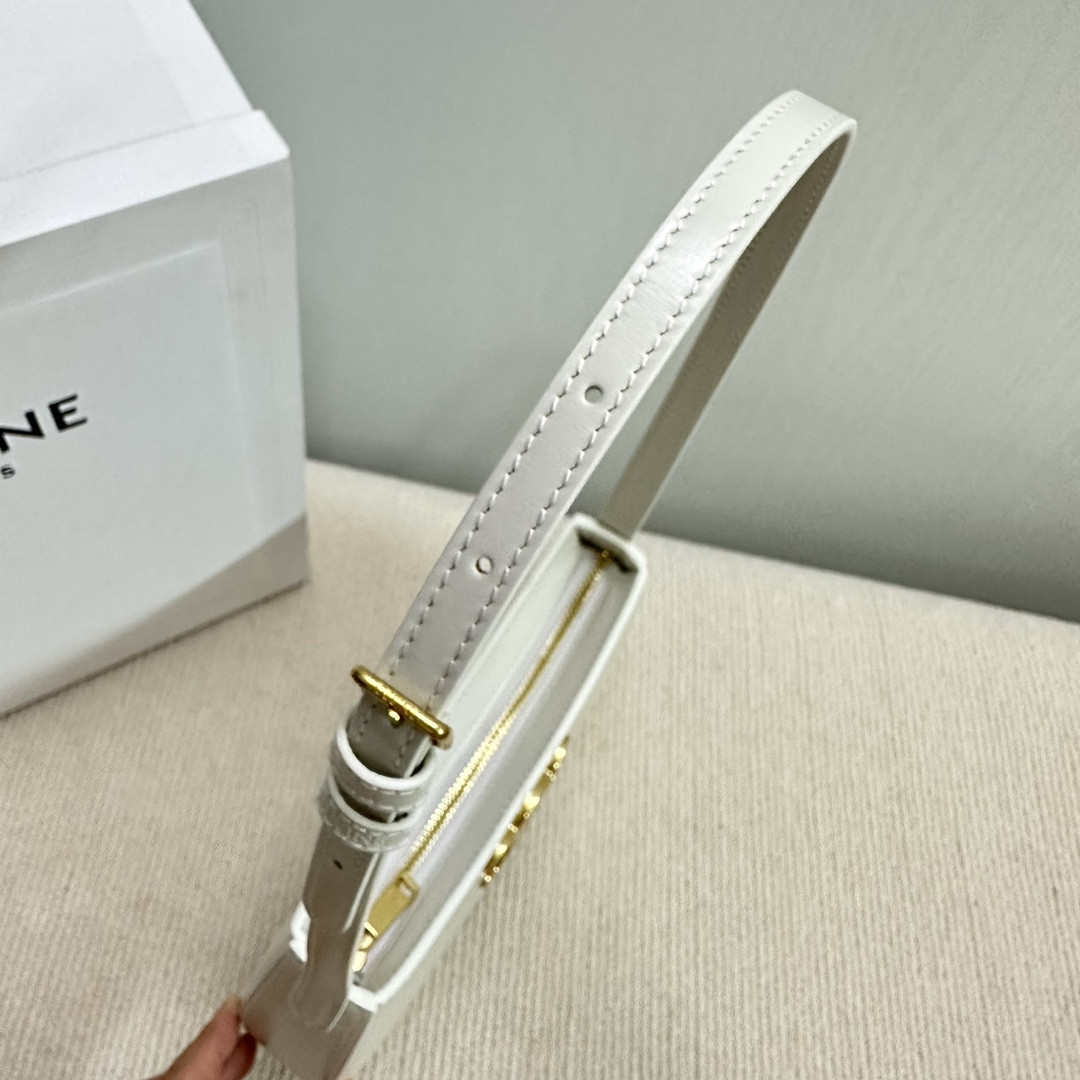 Ce1i*e MEDIUM TILLY BAG in shiny calfskin 22x13.5x4cm