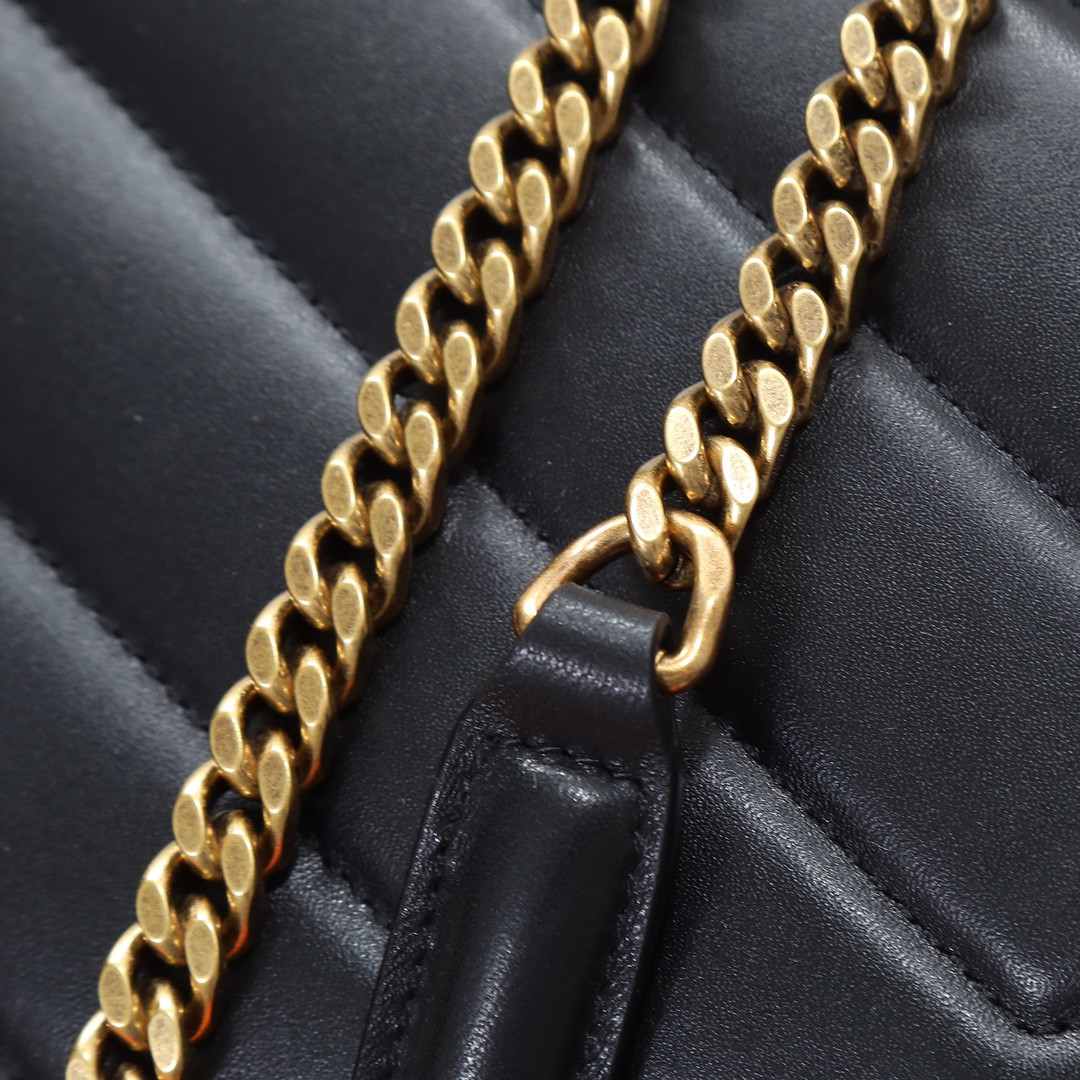 Y51 LOULOU medium in MATELASSÉ lambskin 29x17x8cm