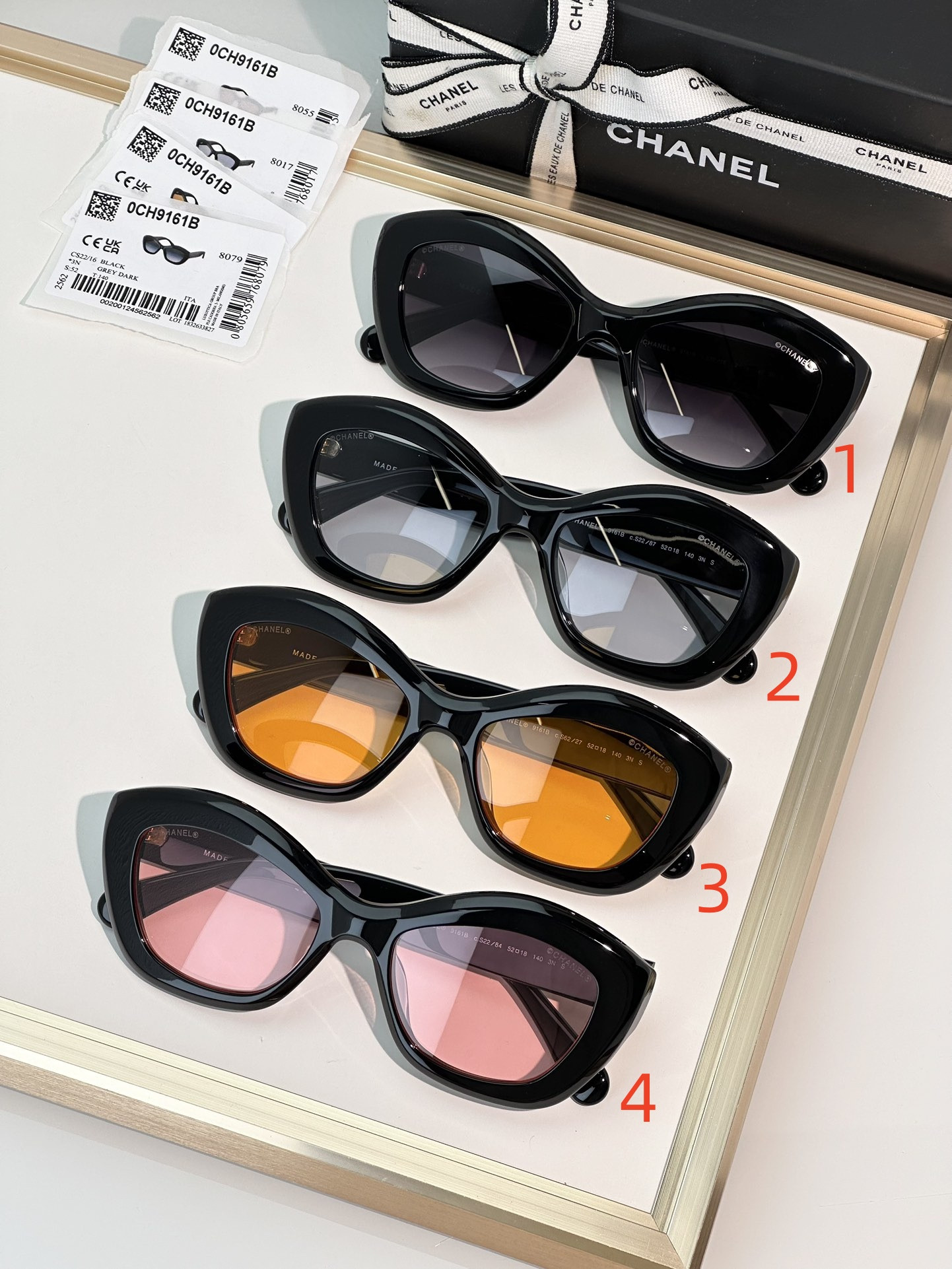 Ch**el Glasses 9161B 52-18-140