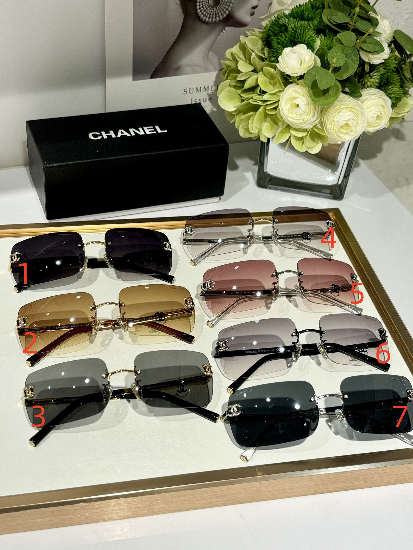 Ch**el Glasses CH4218 60-19-14