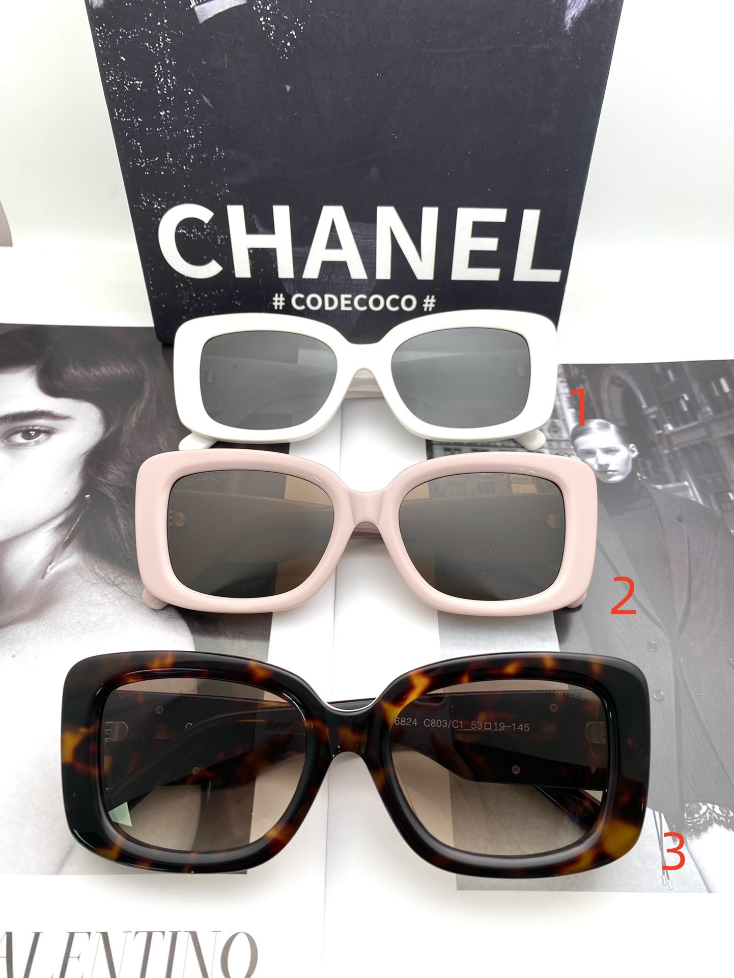Ch**el Glasses CH6824 53-19-145