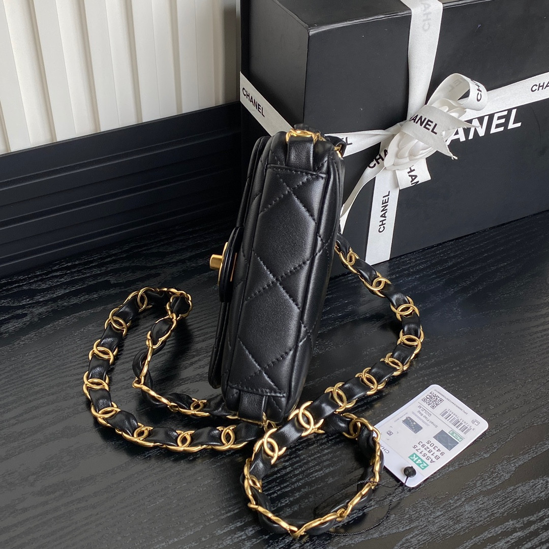 Ch**el Mini Flap Bag 12×16×5cm