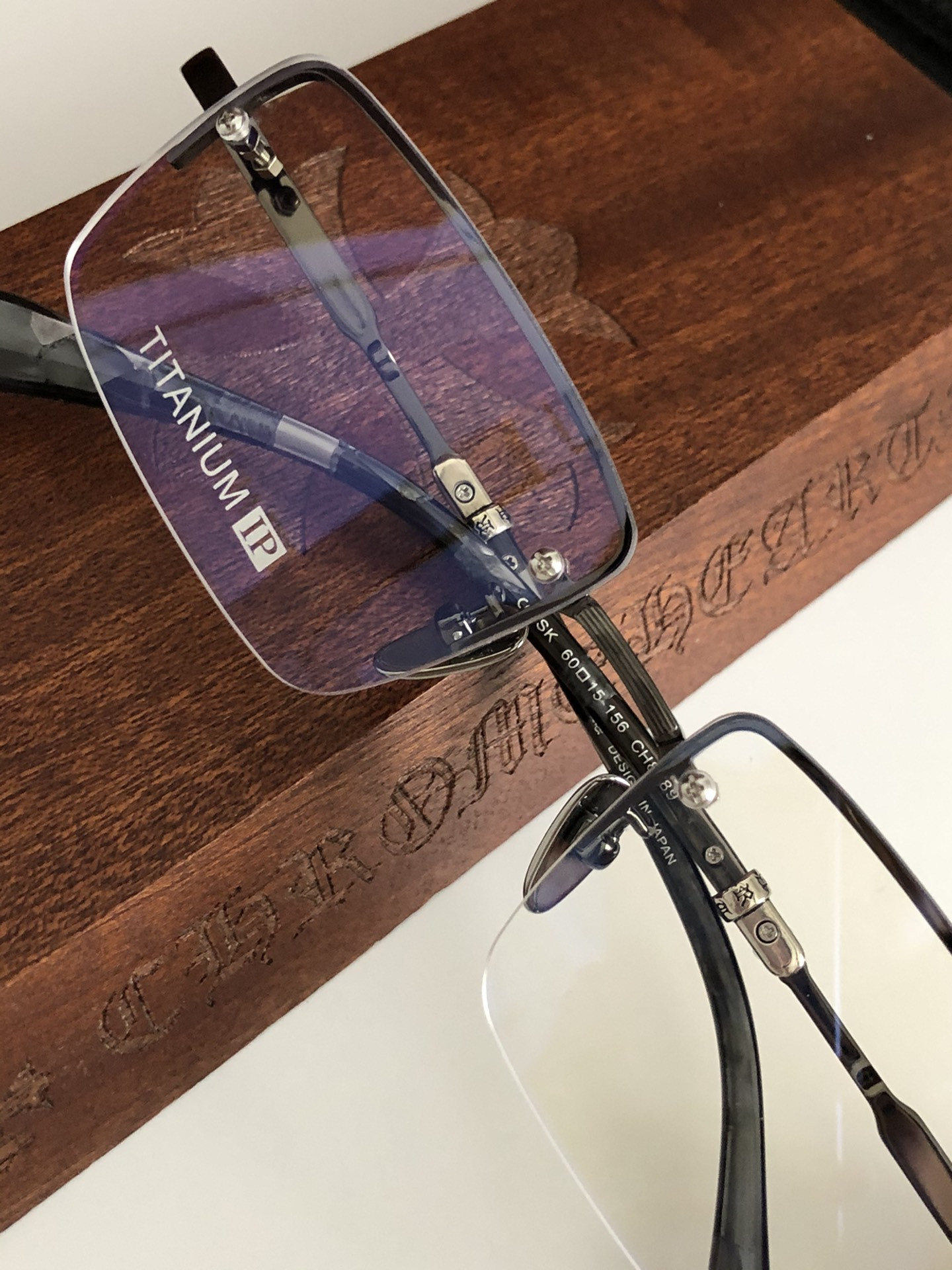 Ch*0me He**ts Glasses CH8289 60-15-156