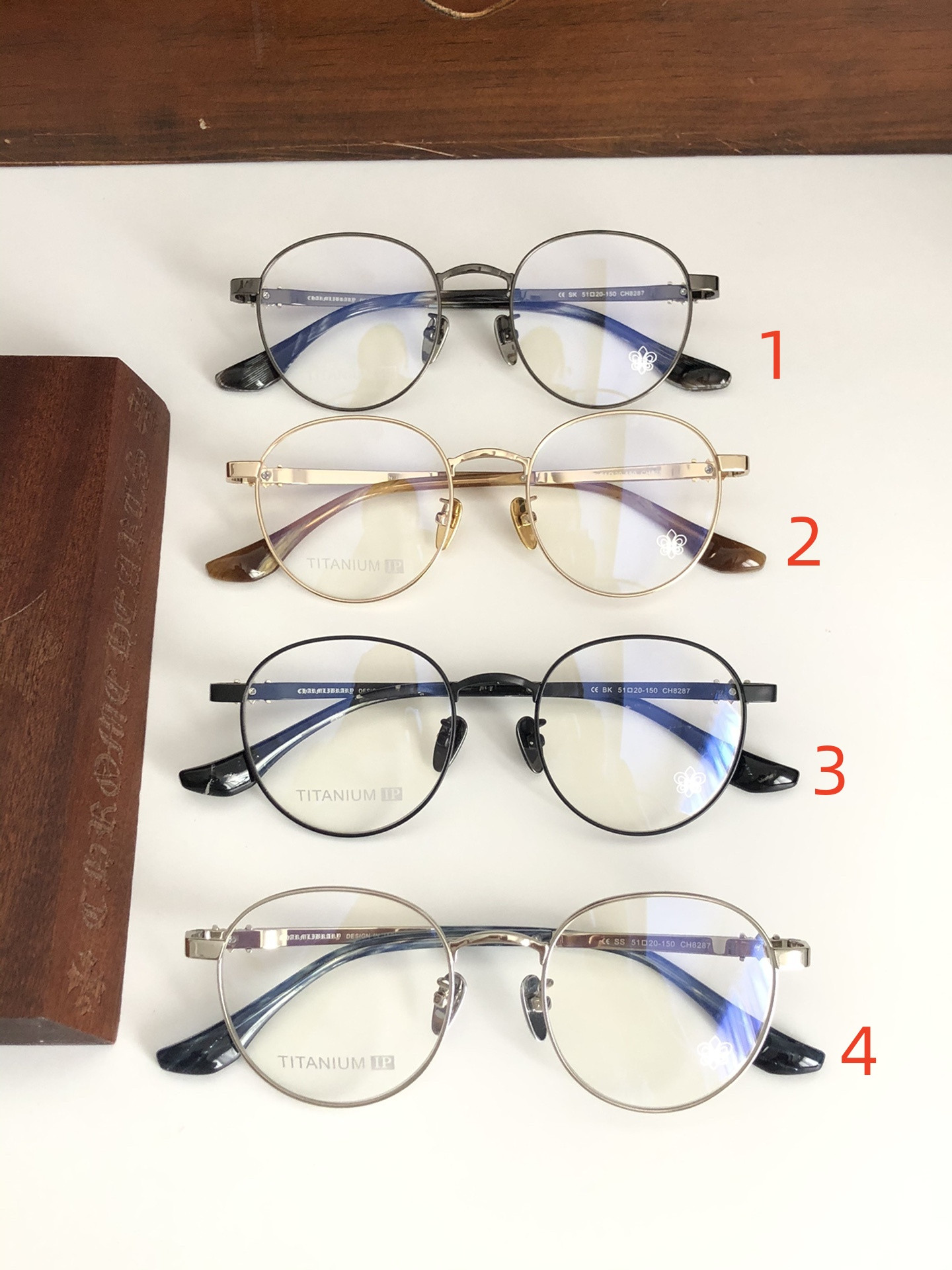 Ch*0me He**ts Glasses CH8287 51-20-150