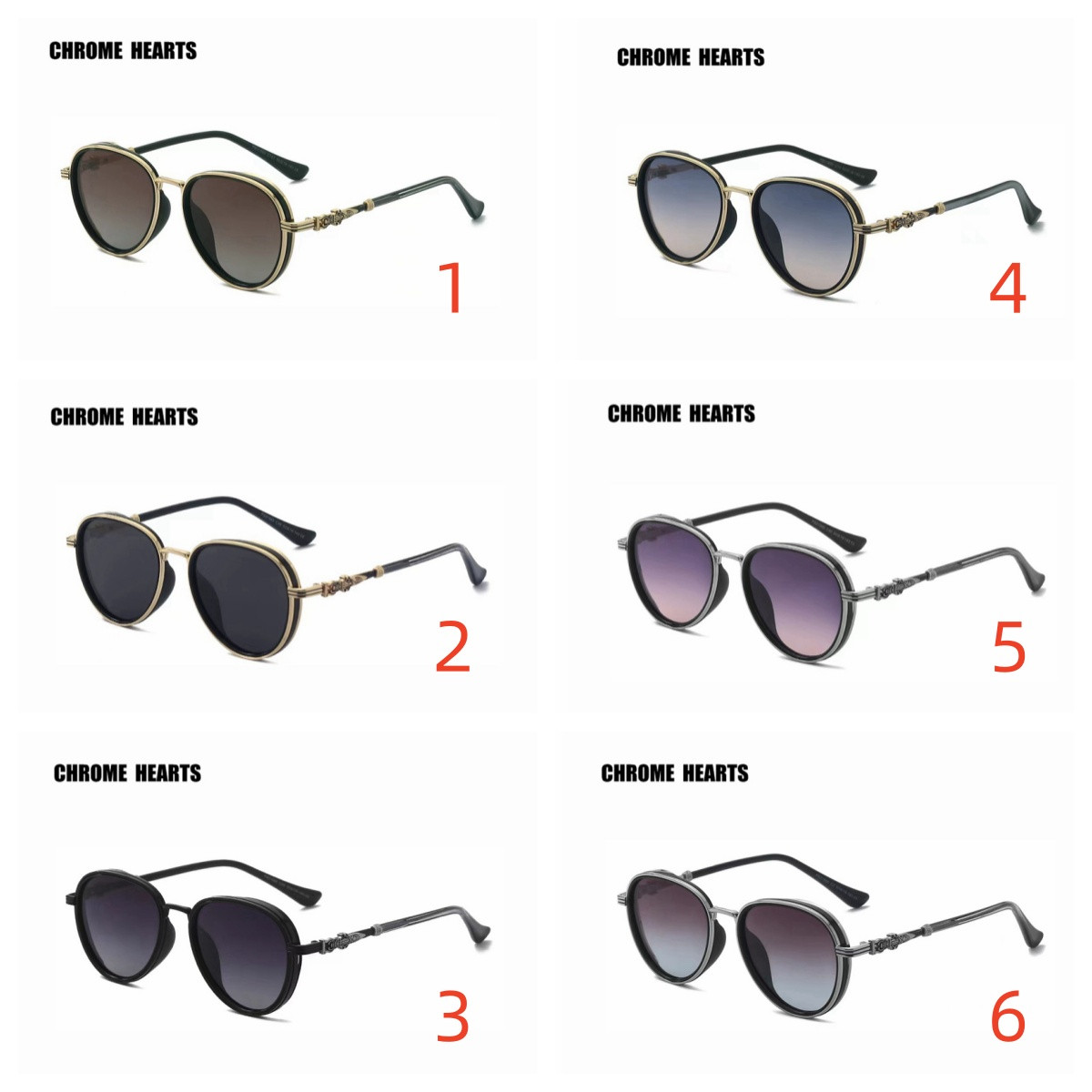 Ch*0me He**ts Glasses 31885 53-19-143