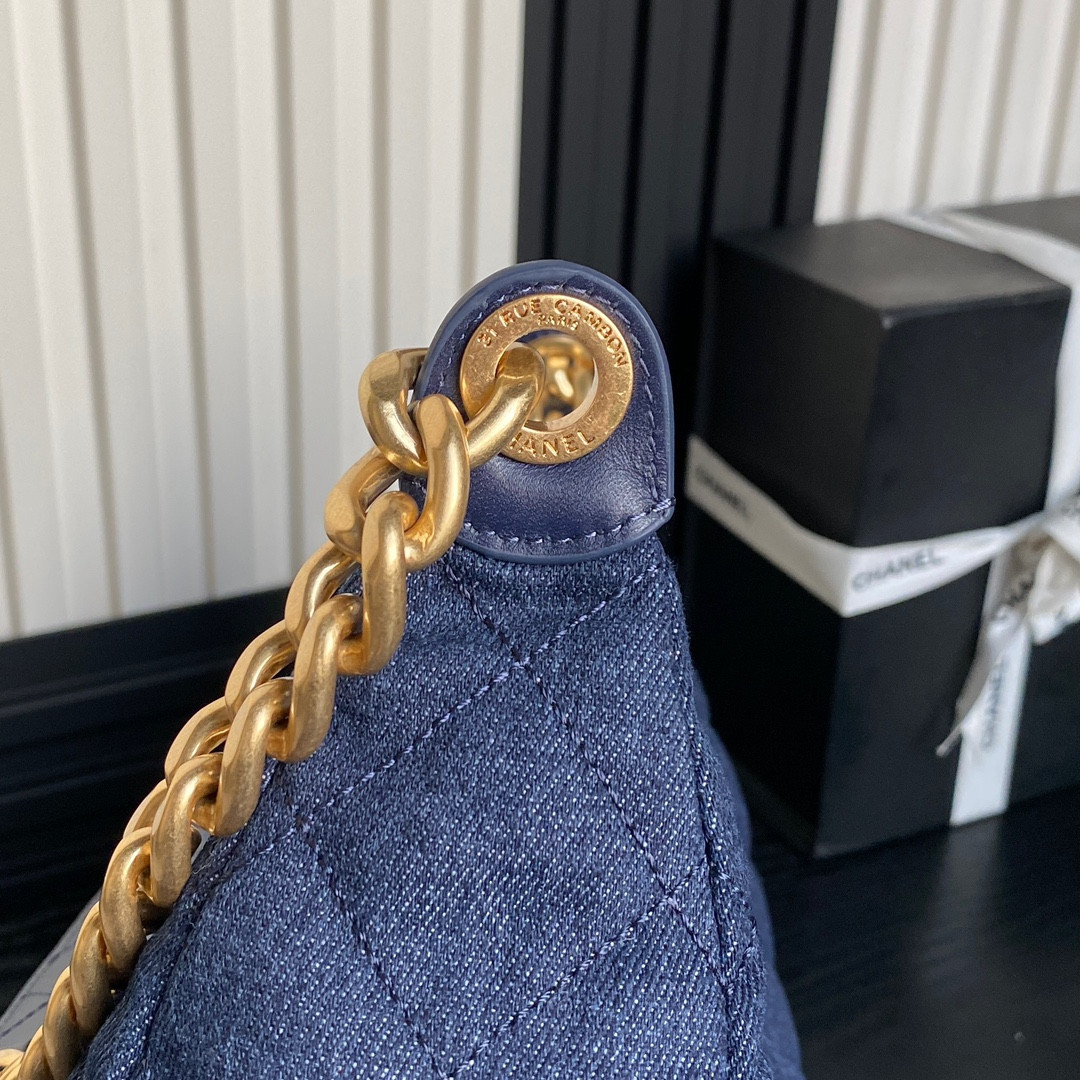 Ch**el 25c Maxi Hobo Bag 27×35×18cm