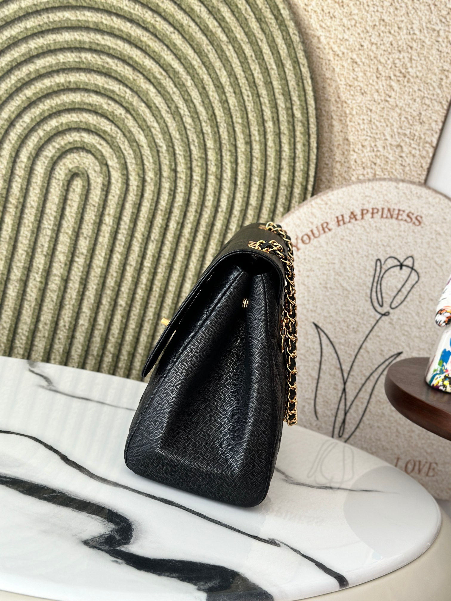 Ch**el shoulder chain bag  33x11x23cm