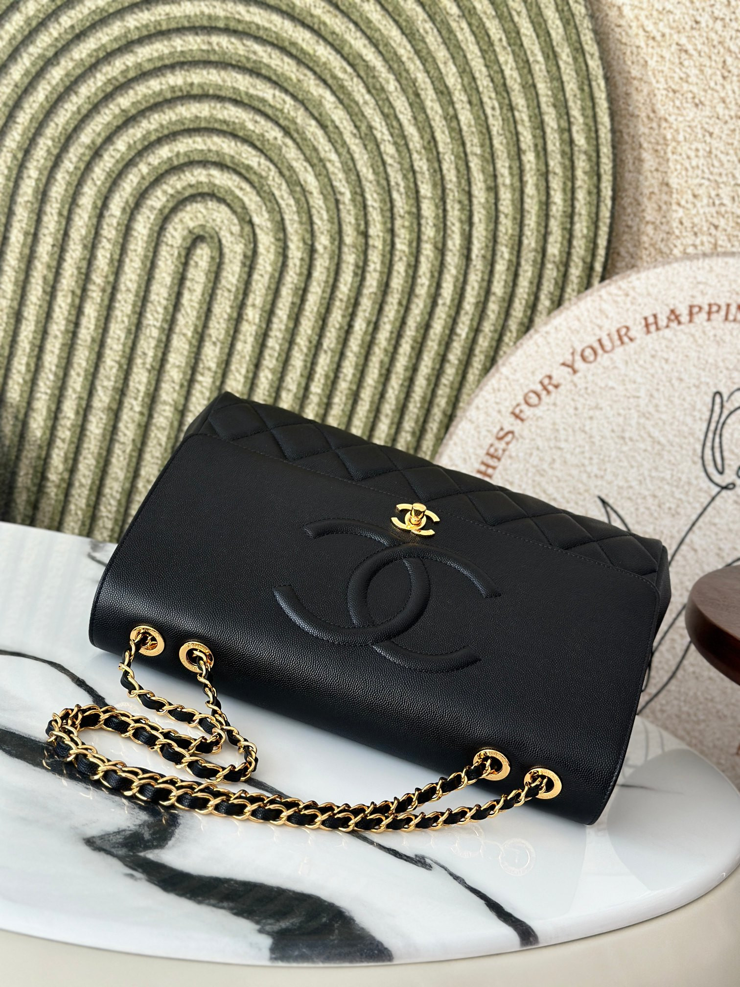 Ch**el shoulder chain bag  33x11x23cm