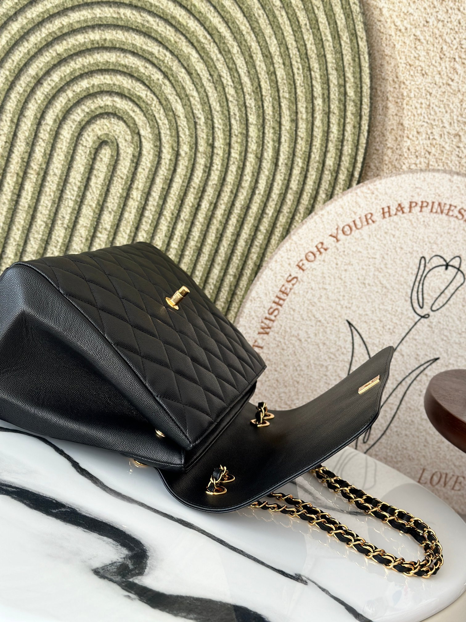 Ch**el shoulder chain bag  33x11x23cm