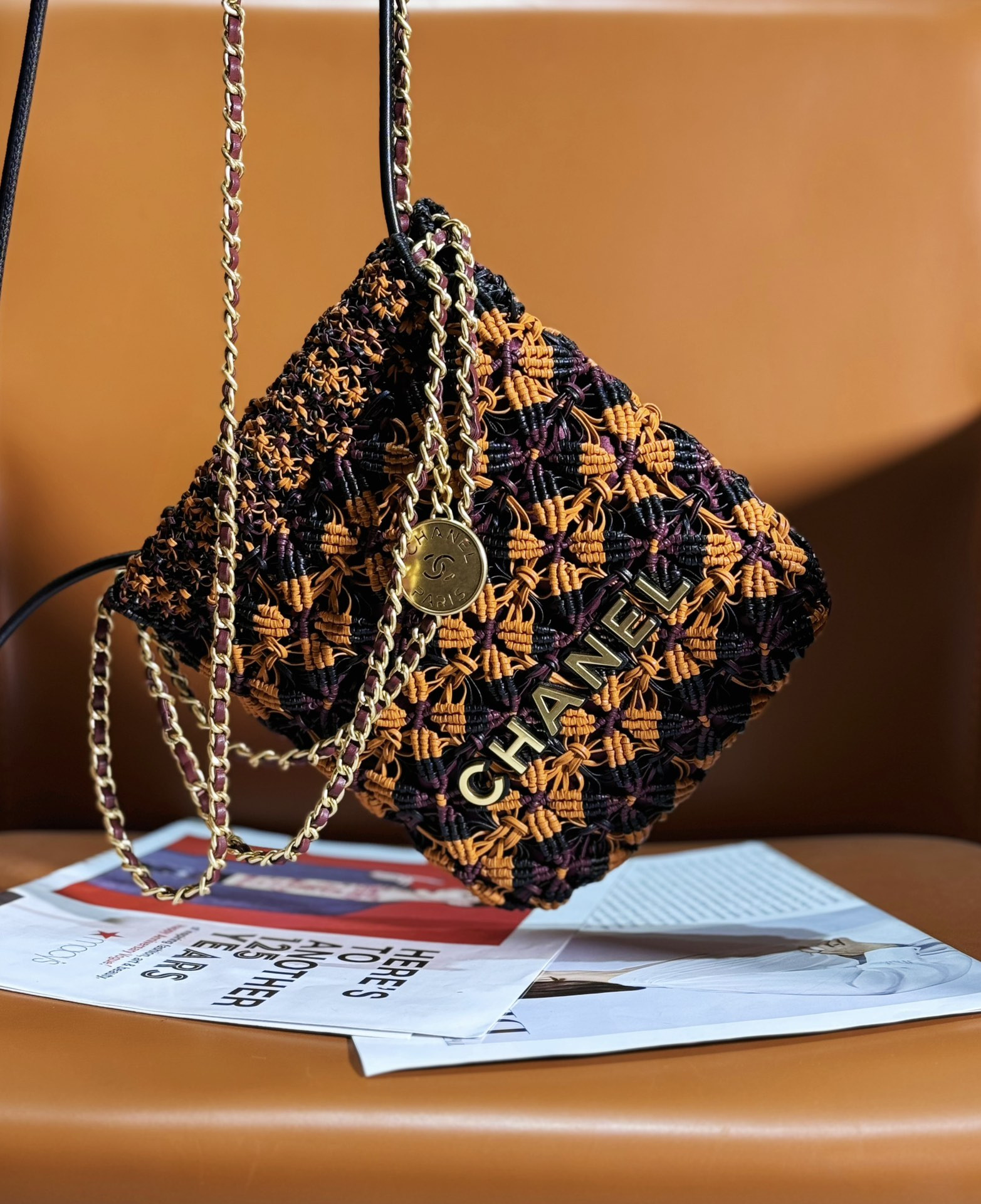 Ch**el 22 mini Handbag 23x18.5x6cm