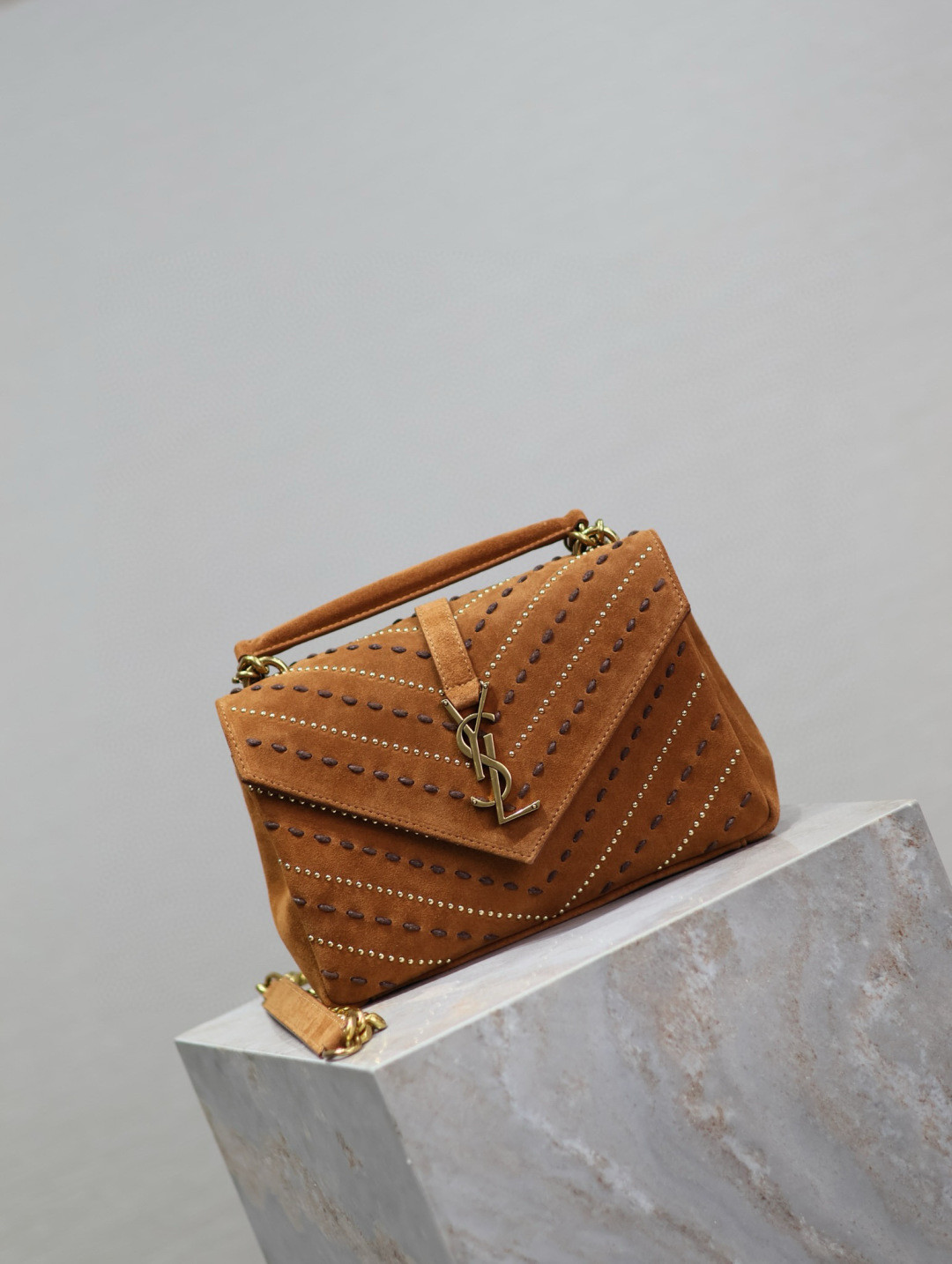 Y51 Monogram COLLEGE MEDIUM BAG 24x17x6cm