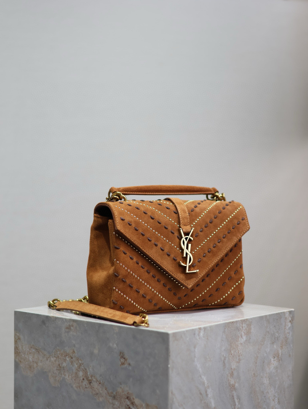 Y51 Monogram COLLEGE MEDIUM BAG 24x17x6cm