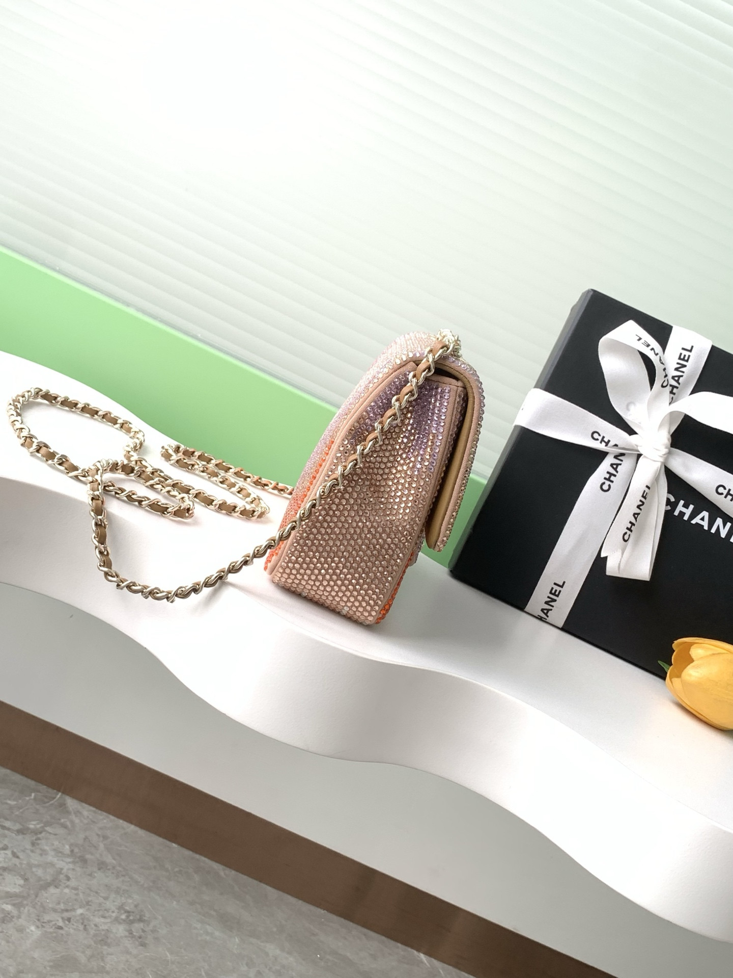 Ch**el 25ss CLASSIC FLAP HANDBAG CF 14x21x8cm