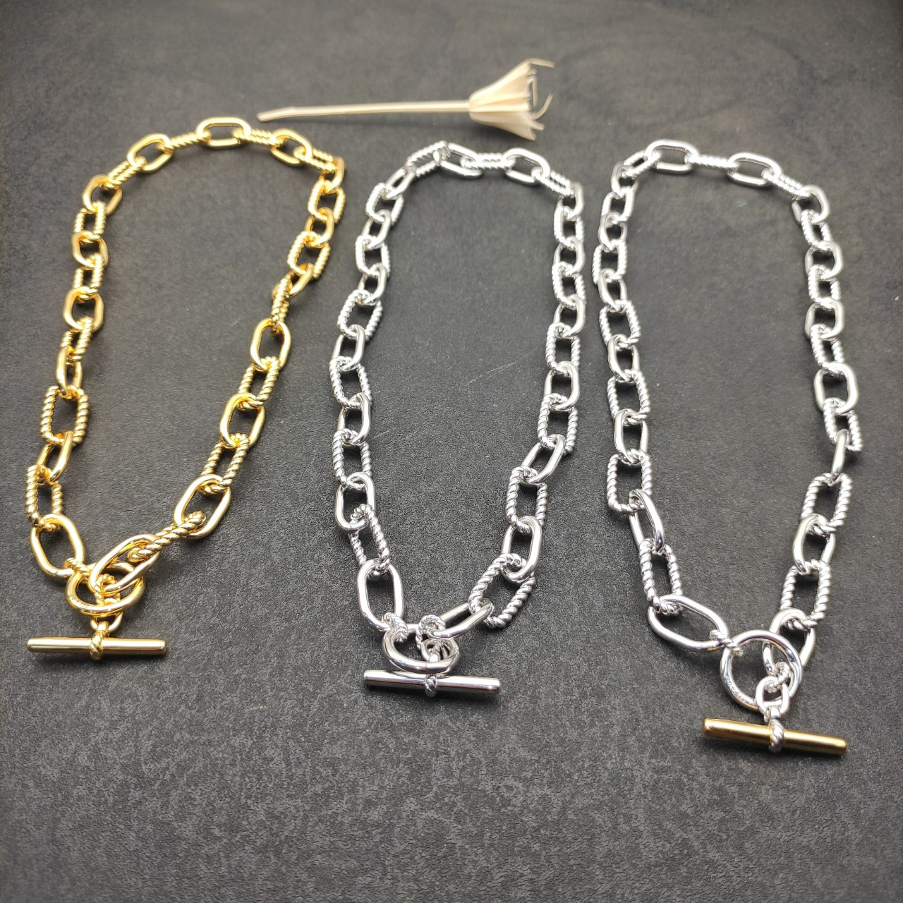 David Yurman 11mm buttonhole necklace(Chain length 48cm)