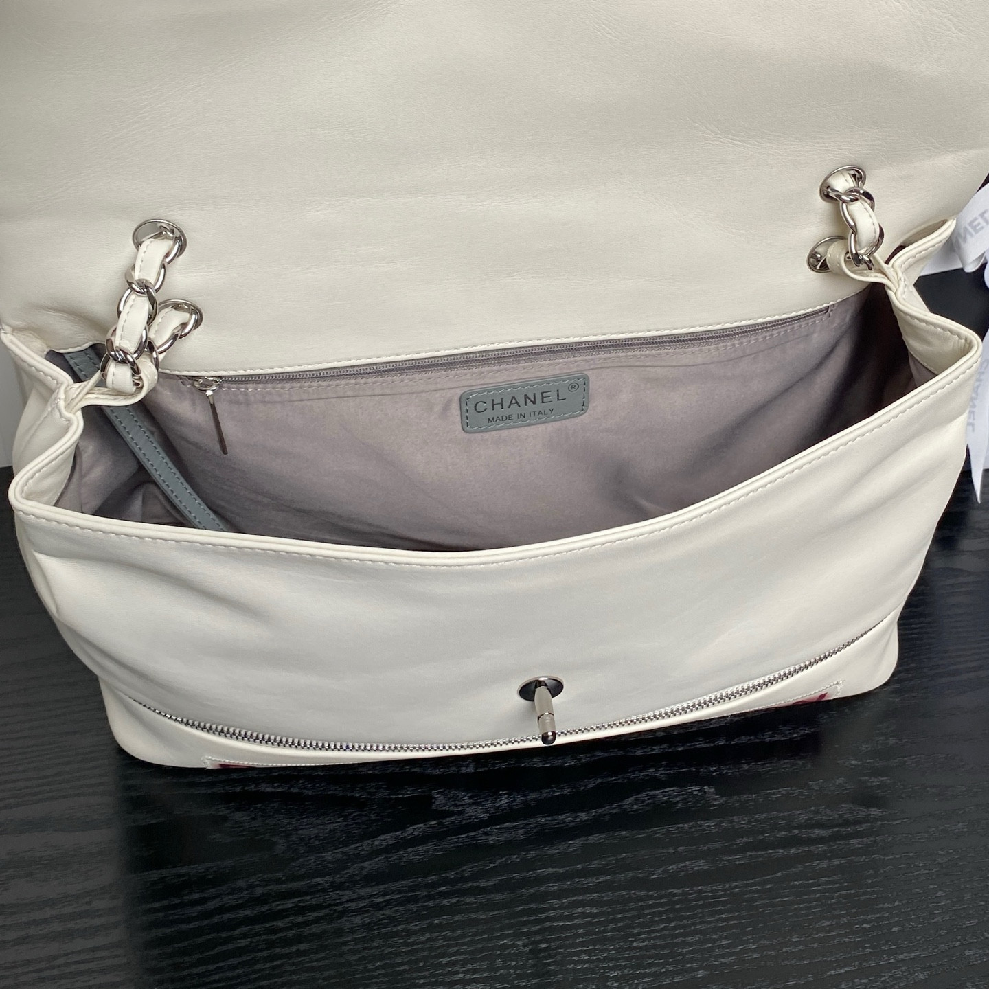 Ch**el Vintage Graffiti Tote Airport Bag 36x24x12cm