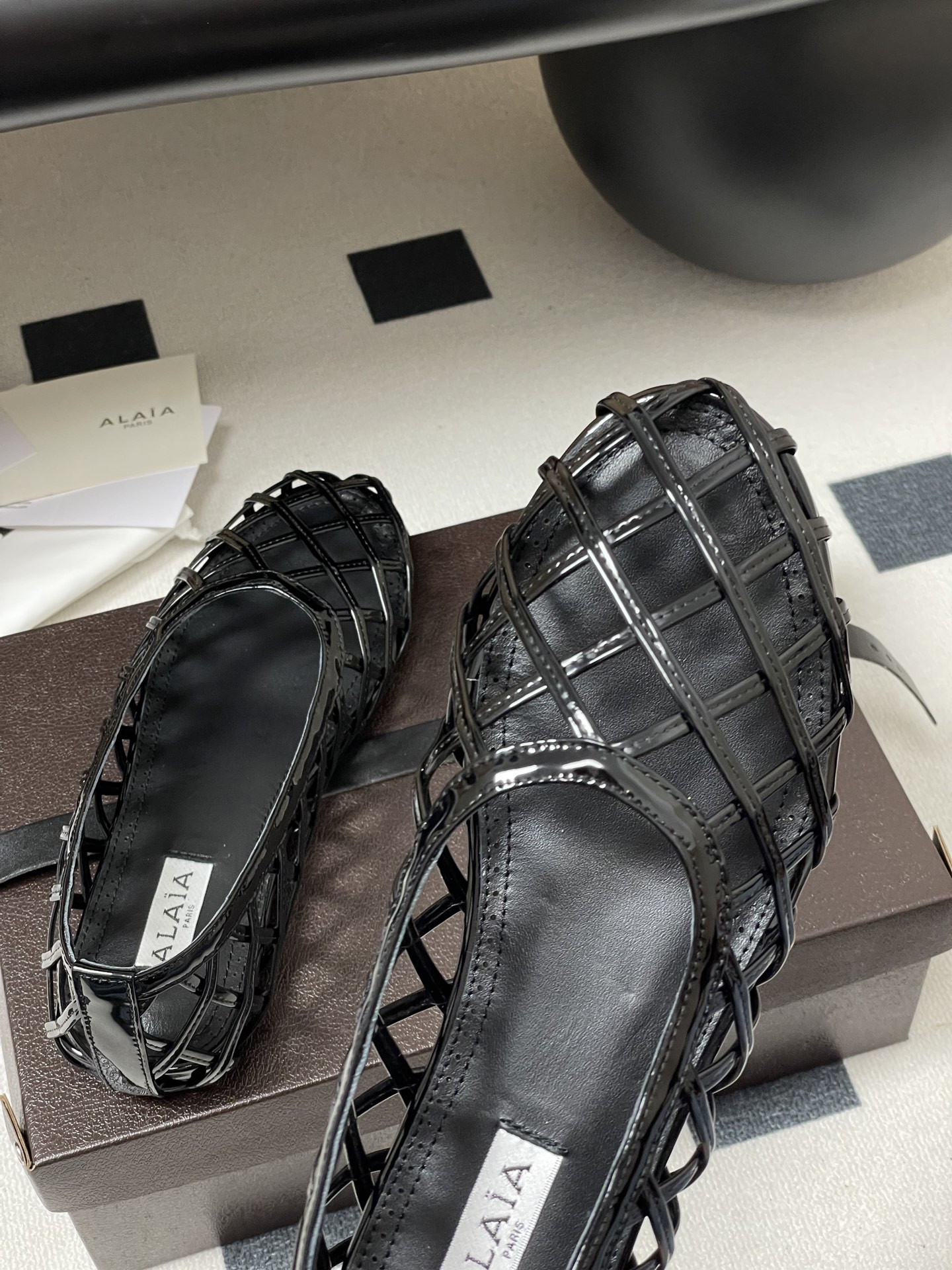 UA Alaïa CAGE BALLET FLATS(Customized Size 7-10 days production time)