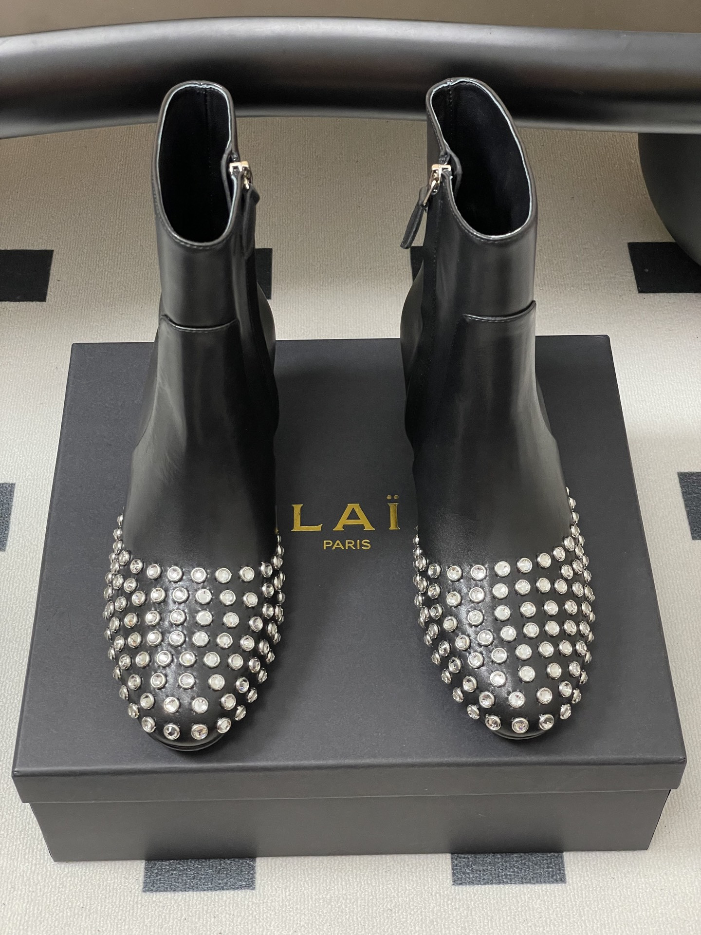 UA Alaia Crystal D1am0nd Boots 5.5cm Heel(Customized Size 7-10 days production time)