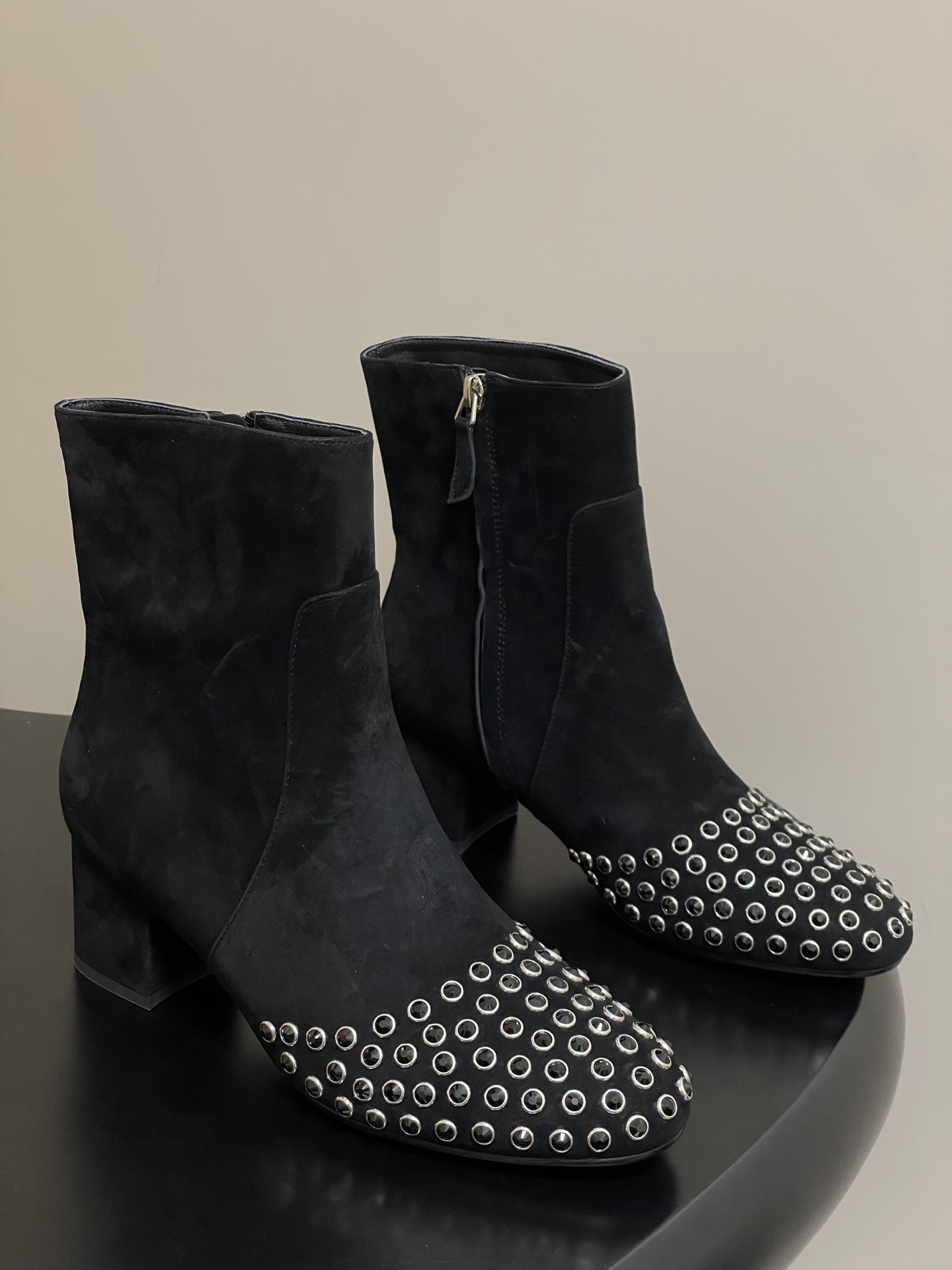 UA Alaia Crystal D1am0nd Boots 5.5cm Heel(Customized Size 7-10 days production time)