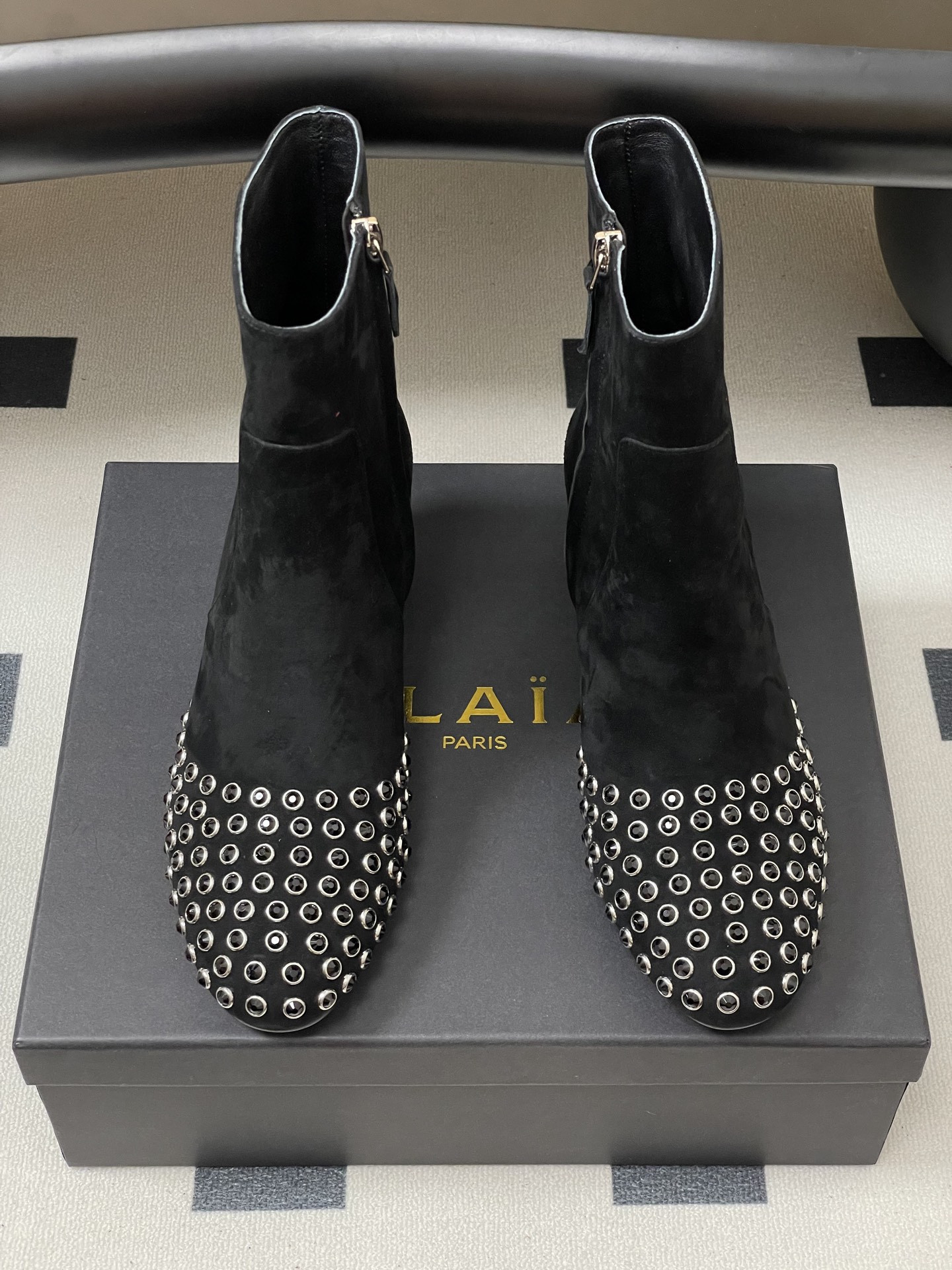 UA Alaia Crystal D1am0nd Boots 5.5cm Heel(Customized Size 7-10 days production time)