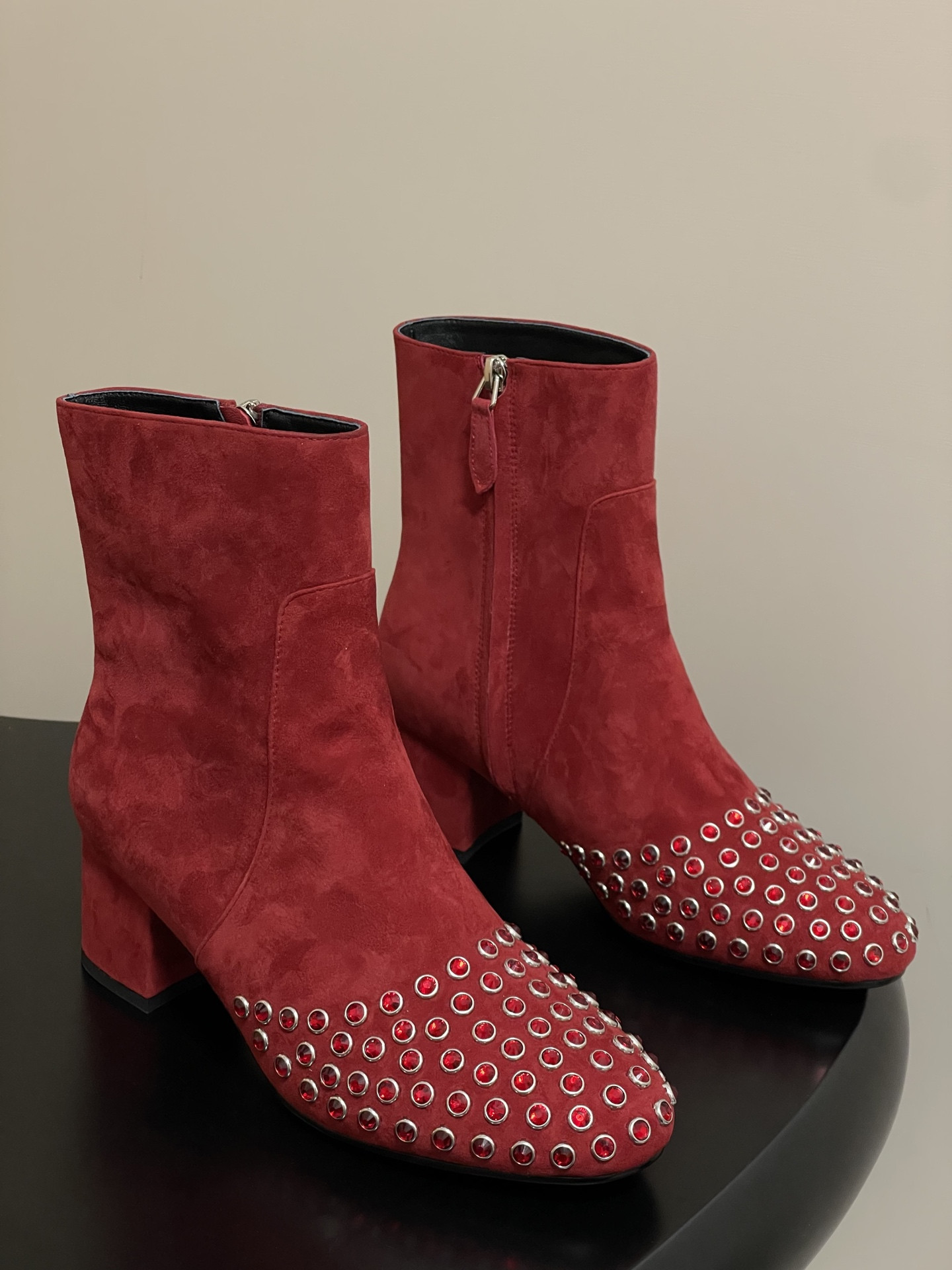 UA Alaia Crystal D1am0nd Boots 5.5cm Heel(Customized Size 7-10 days production time)