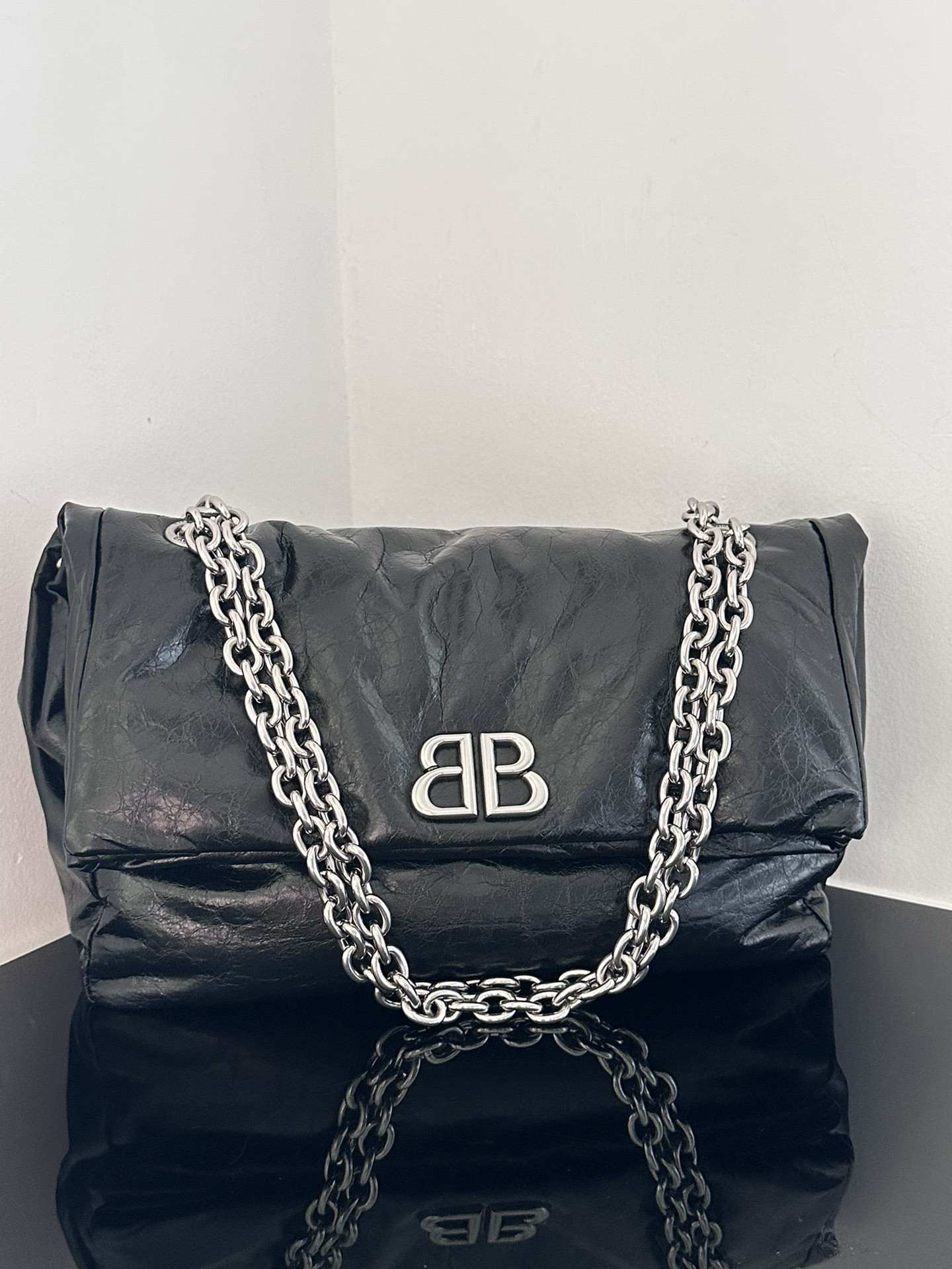Ba1en*iaga Monaco Chain Bag Small 27.9x18x9.9cm