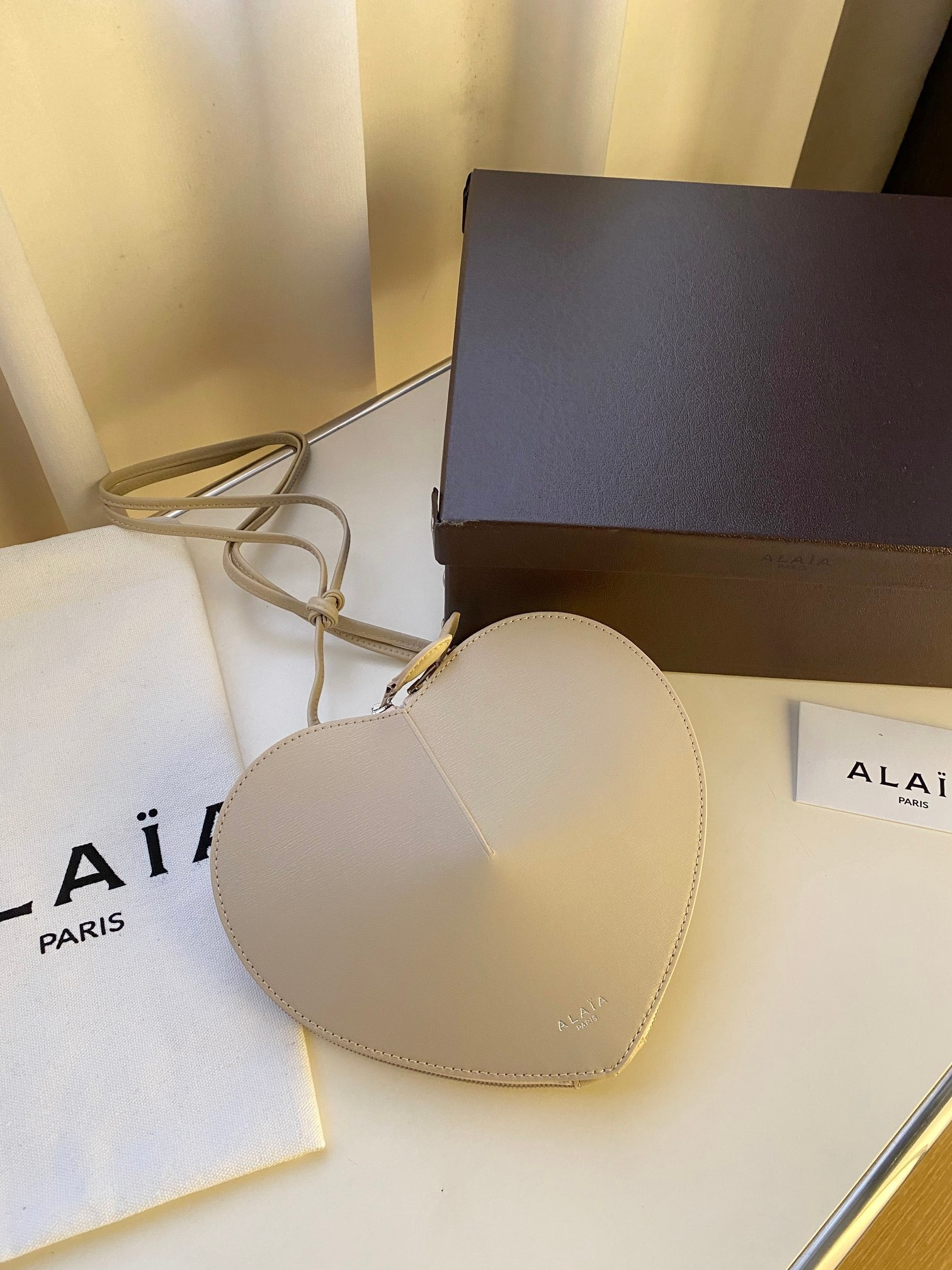 ALAÏA Le Coeur Heart Bag 18.5x20.5x5cm