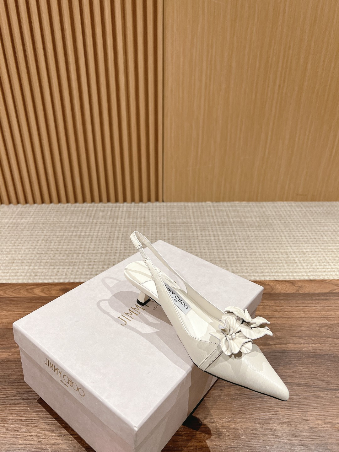 UA J1m*y Ch00 ROSALIA FLOWERS Slingbacks 4.5cm