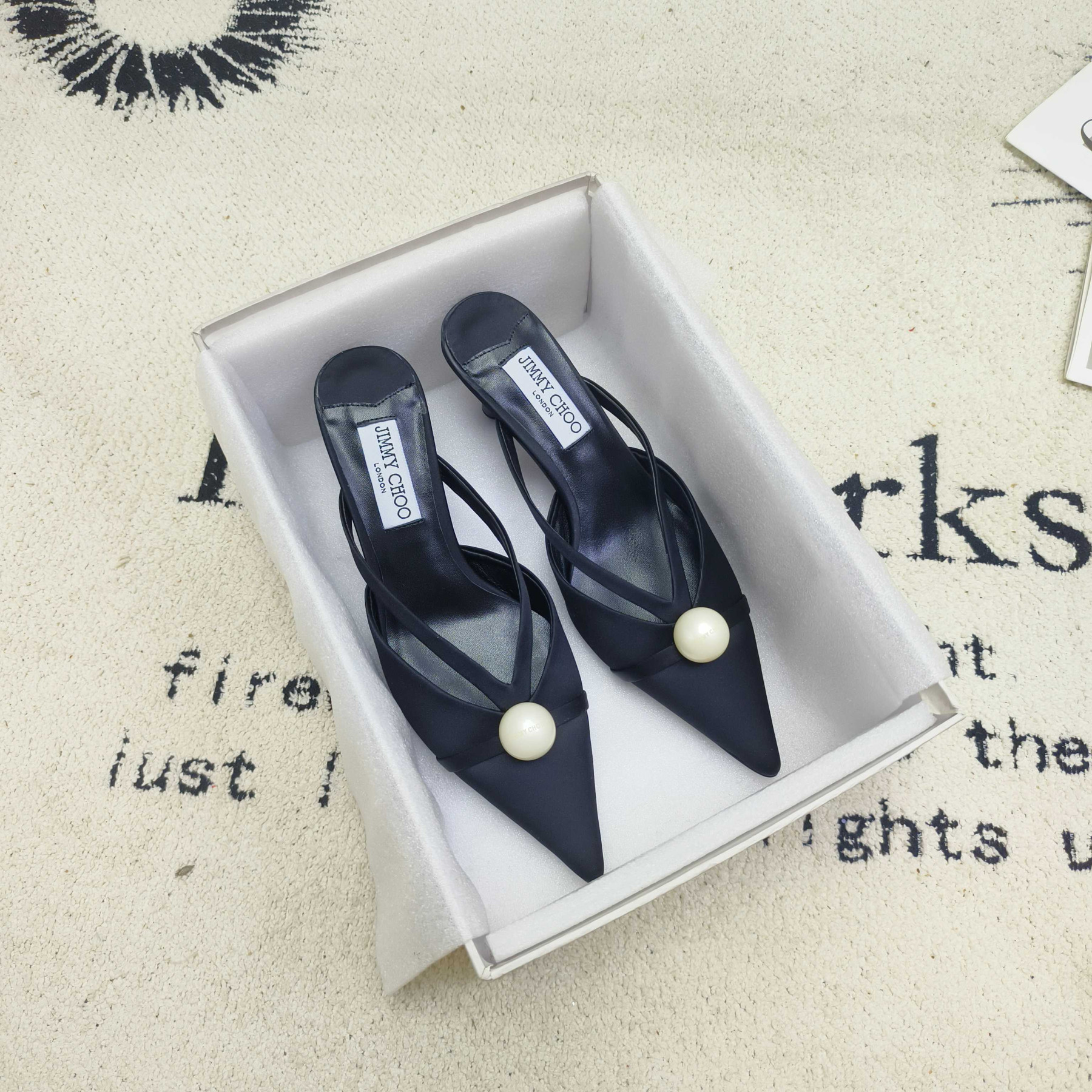 UA J1m*y Ch00 Sana Mule 5.5cm