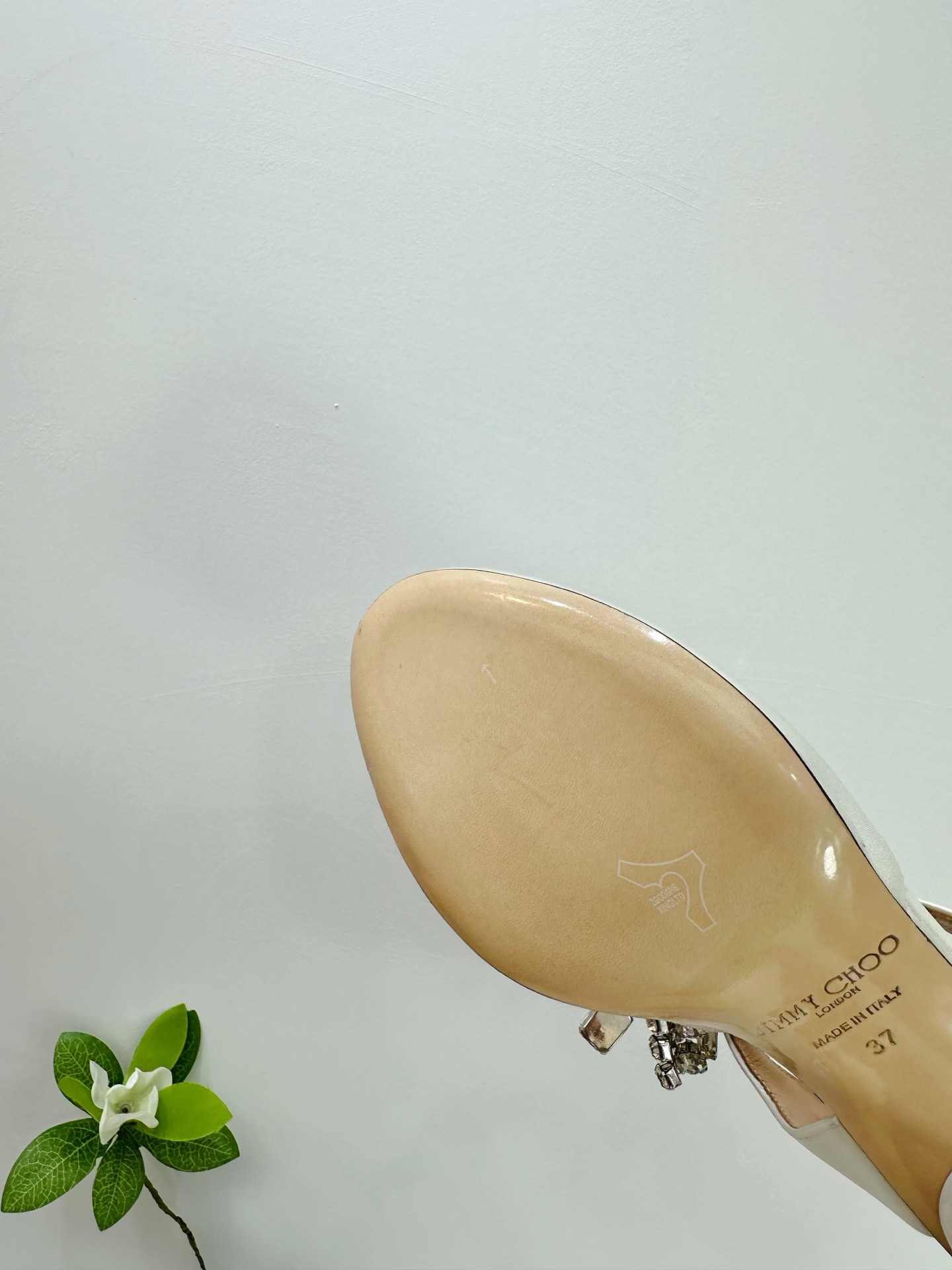 UA J1m*y Ch00 Verity Glitter Slingbacks 8.5cm