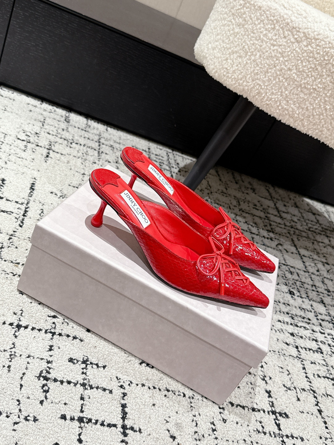 UA J1m*y Ch00 Scarlett Mule 5cm