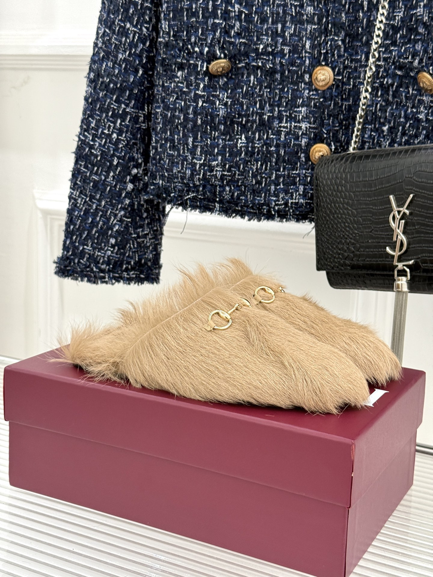 UA Gvc*1 Horsebit Hair Mule