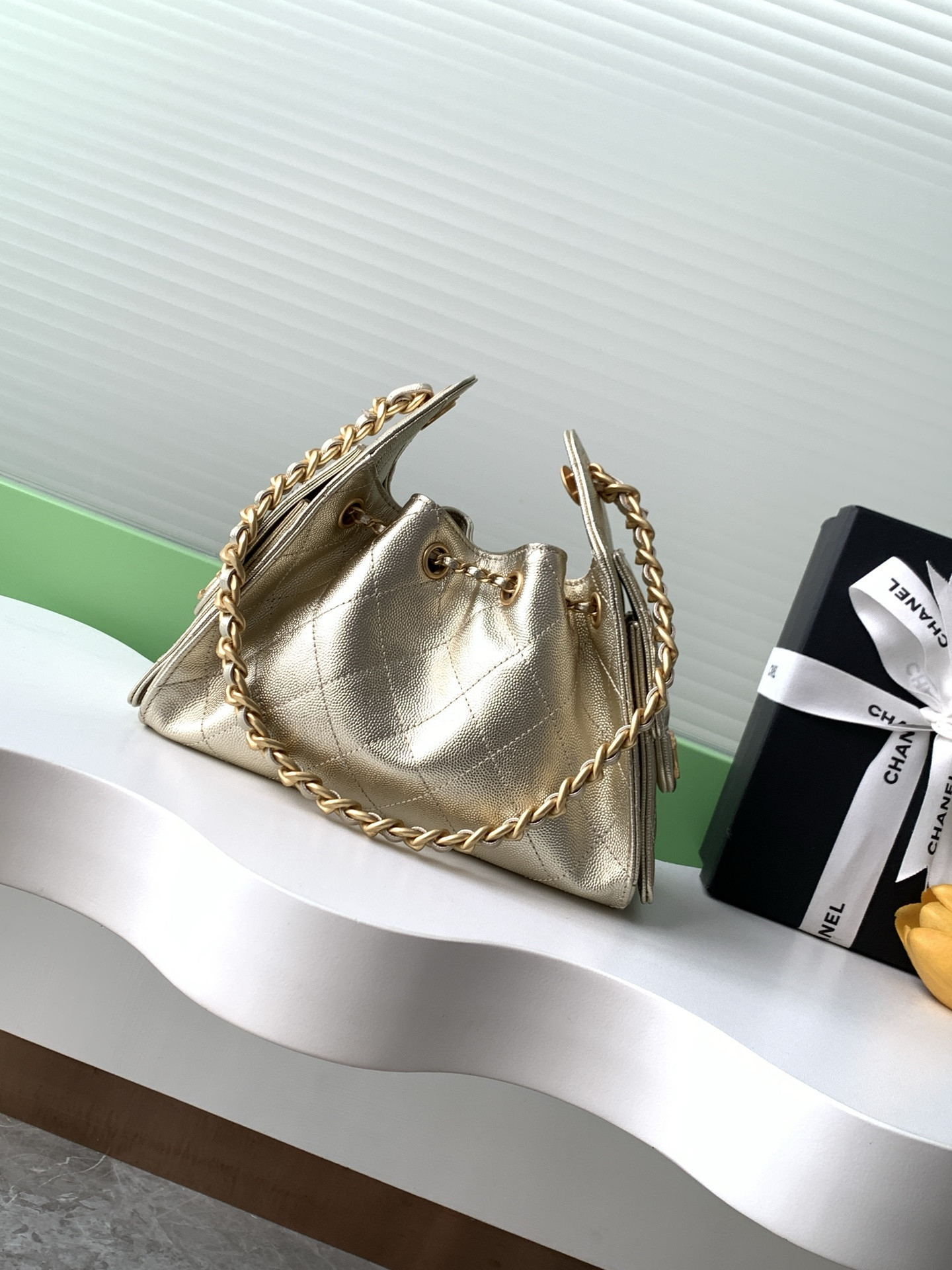 Ch**el 25C Bucket Bag 20x22x12.5cm