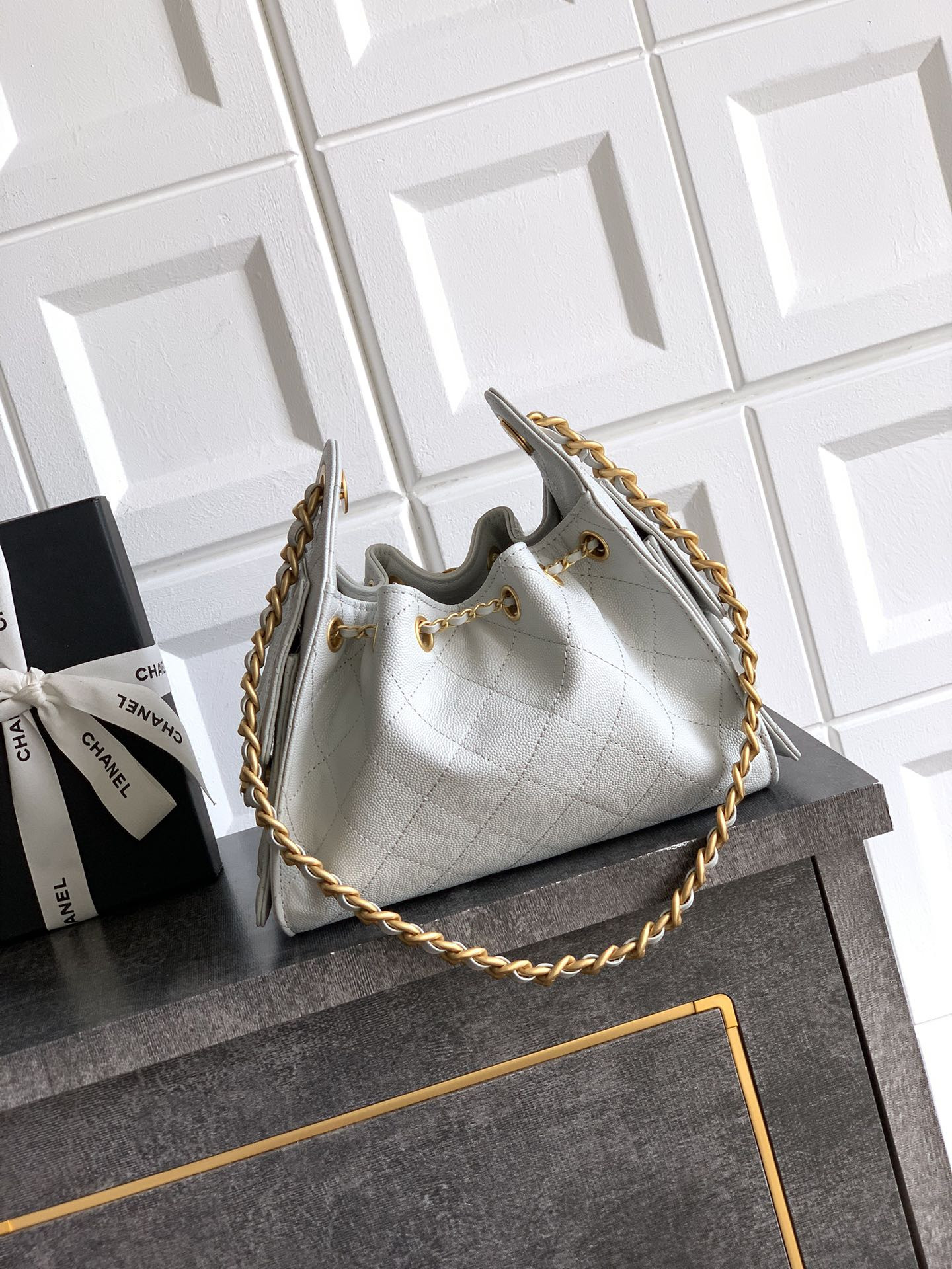 Ch**el 25C Bucket Bag 20x22x12.5cm