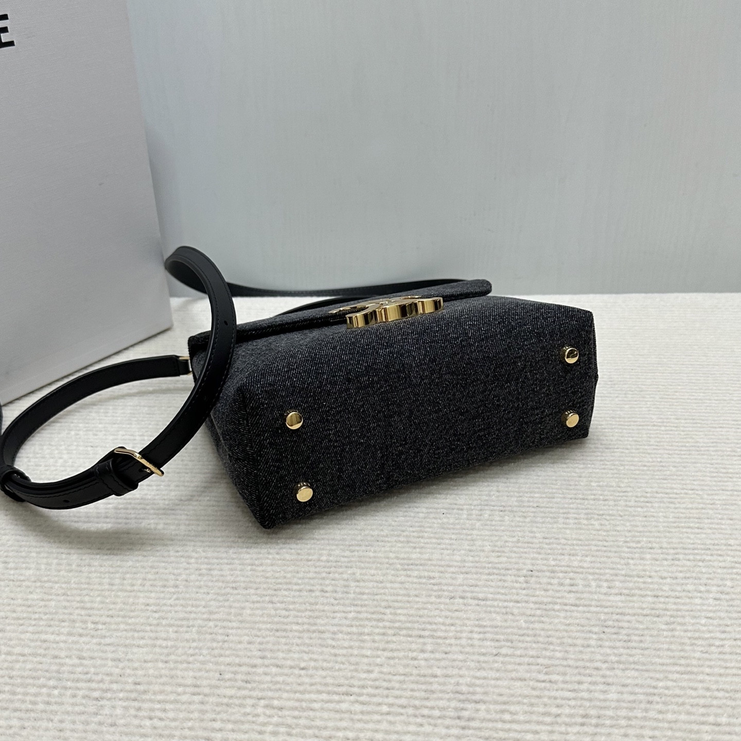 Celine TEEN NINO BAG IN DENIM 20.5x13x8cm