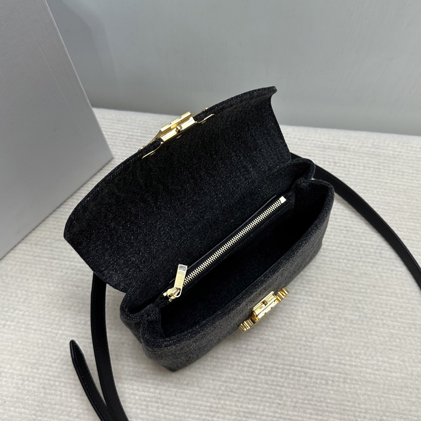 Celine TEEN NINO BAG IN DENIM 20.5x13x8cm