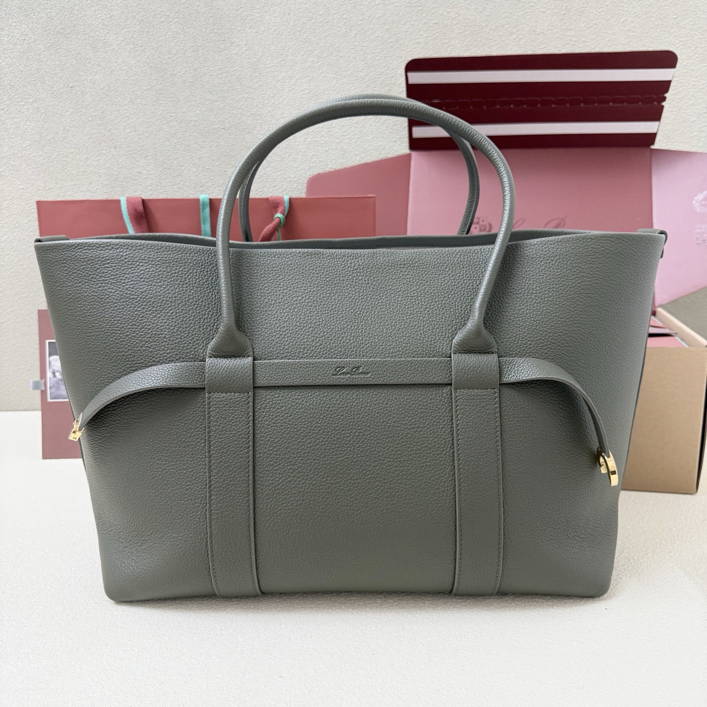 L0r0 P1ana Large Ghiera Shopper 40x26x18cm