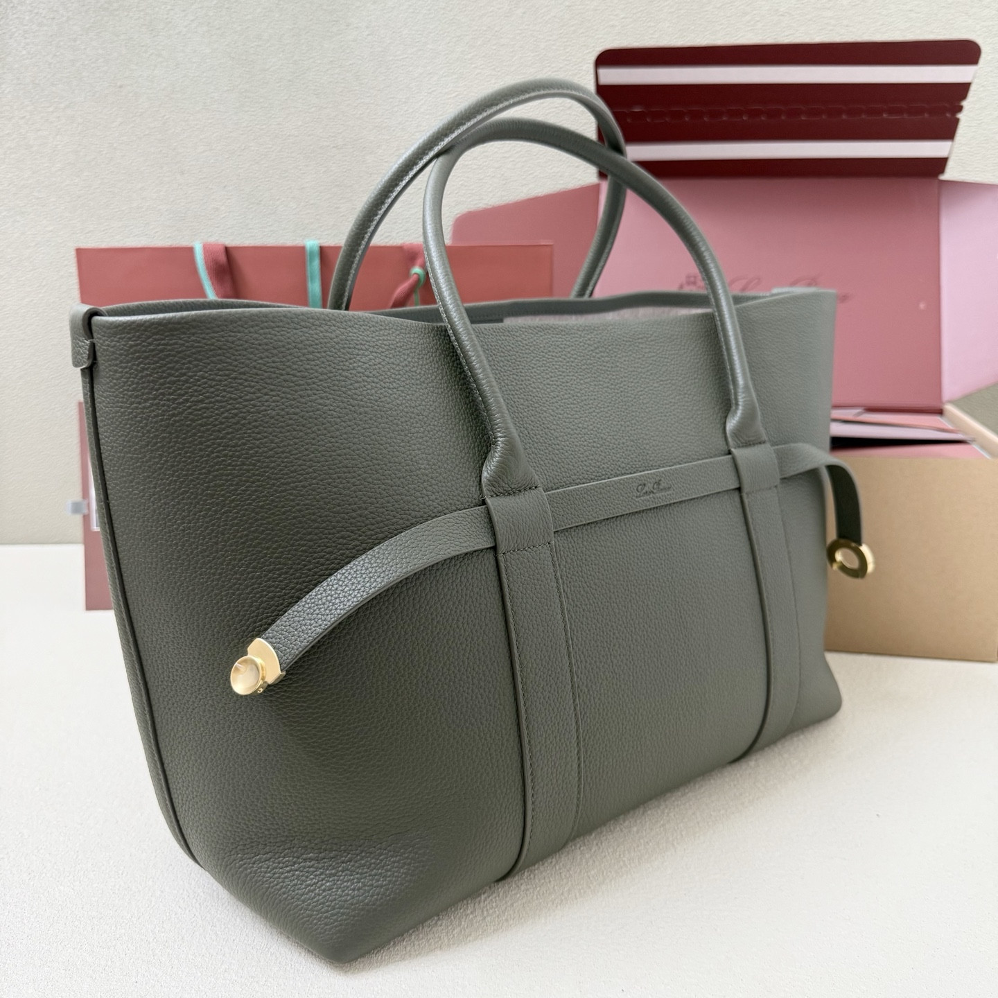 L0r0 P1ana Large Ghiera Shopper 40x26x18cm