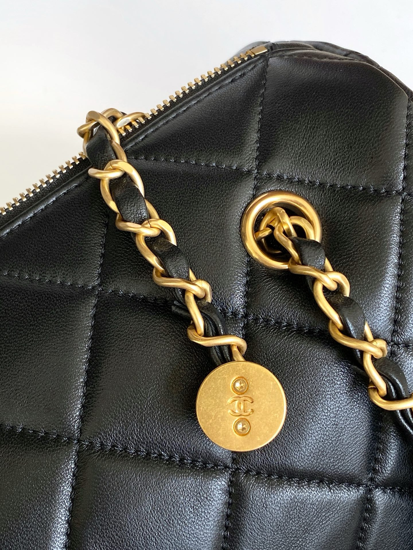 Ch**el Small Bowling Bag 15.5x24x11.5cm