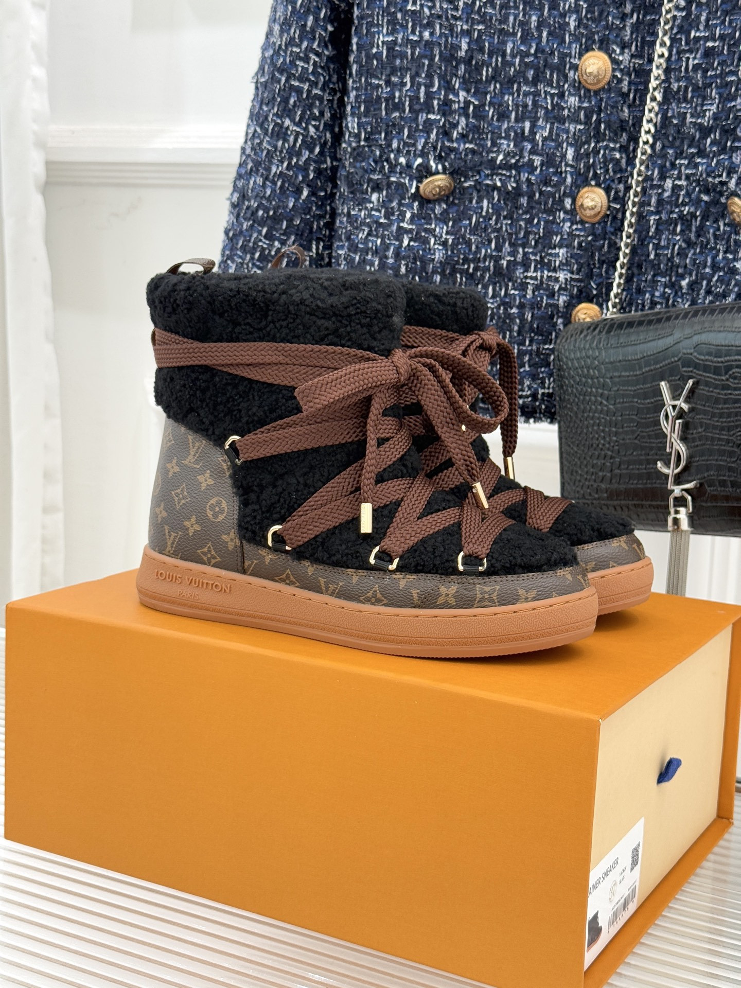 UA LV Cloud Lace-Up Ankle Boot Sneaker