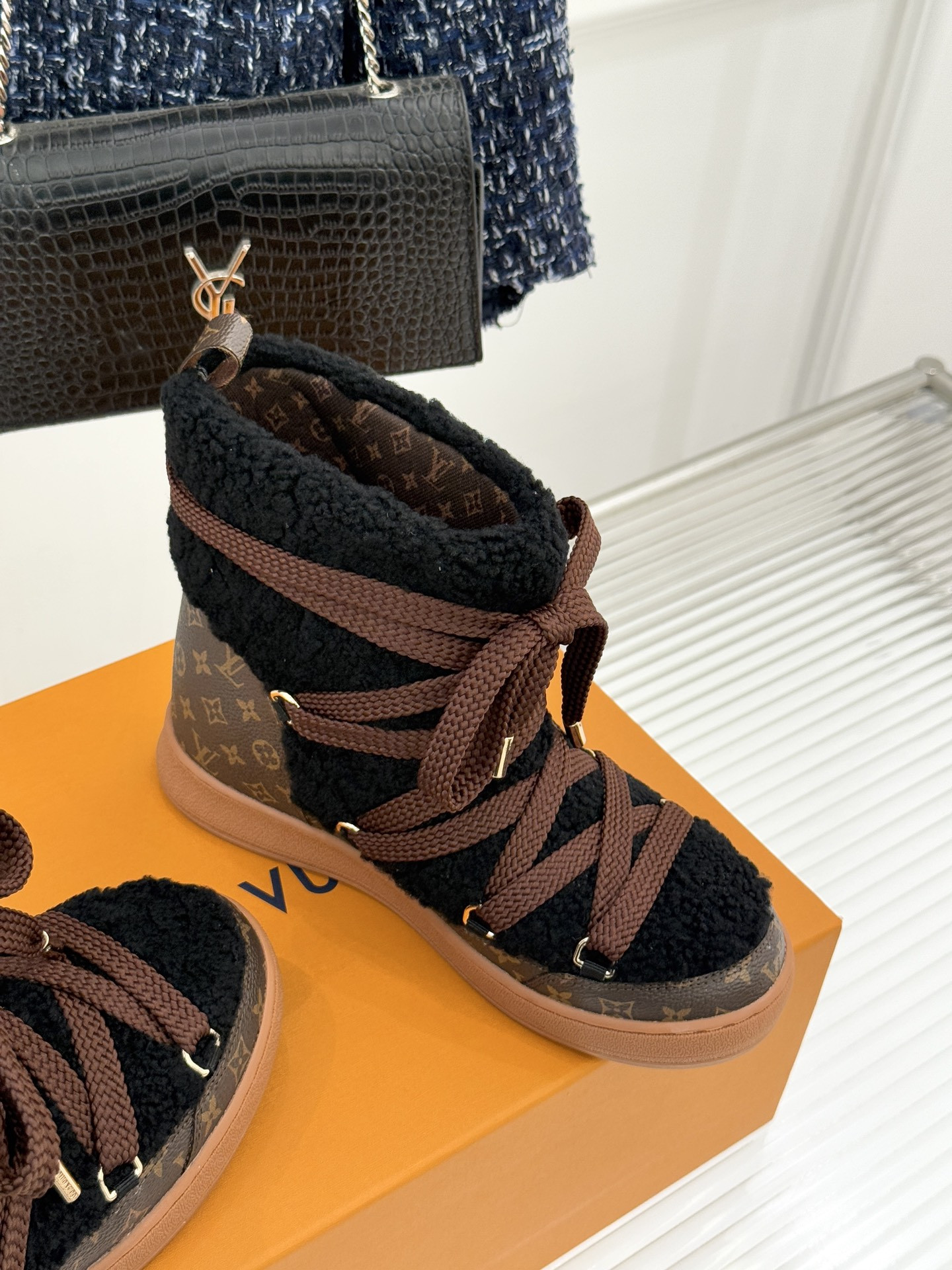 UA LV Cloud Lace-Up Ankle Boot Sneaker