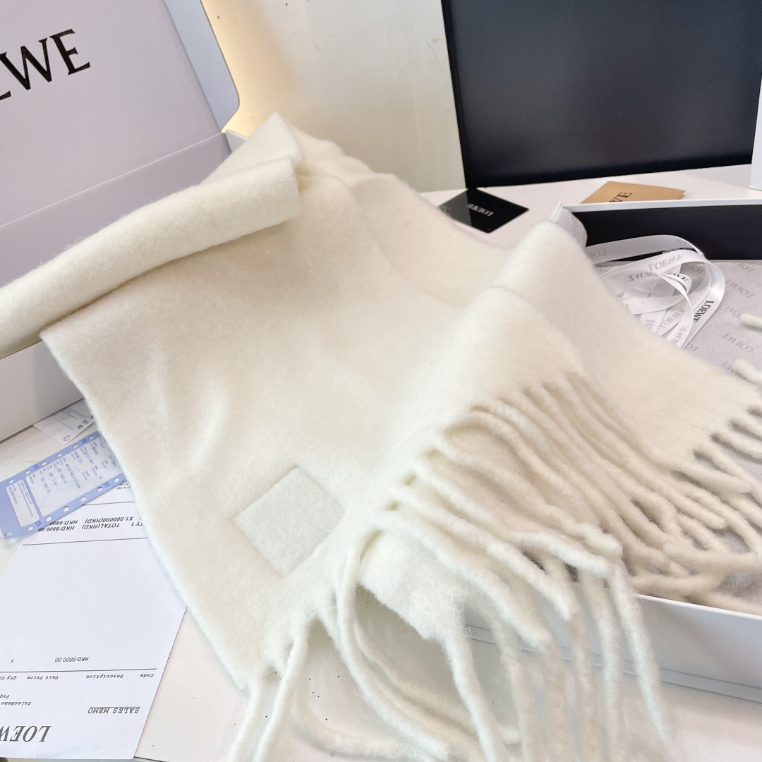 L0ew* Mohair scarf 40x185cm