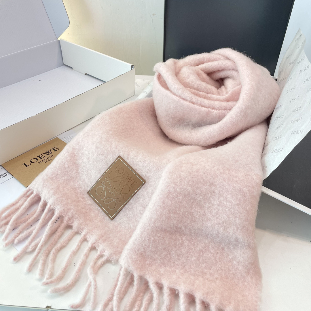 L0ew* Mohair scarf 40x185cm