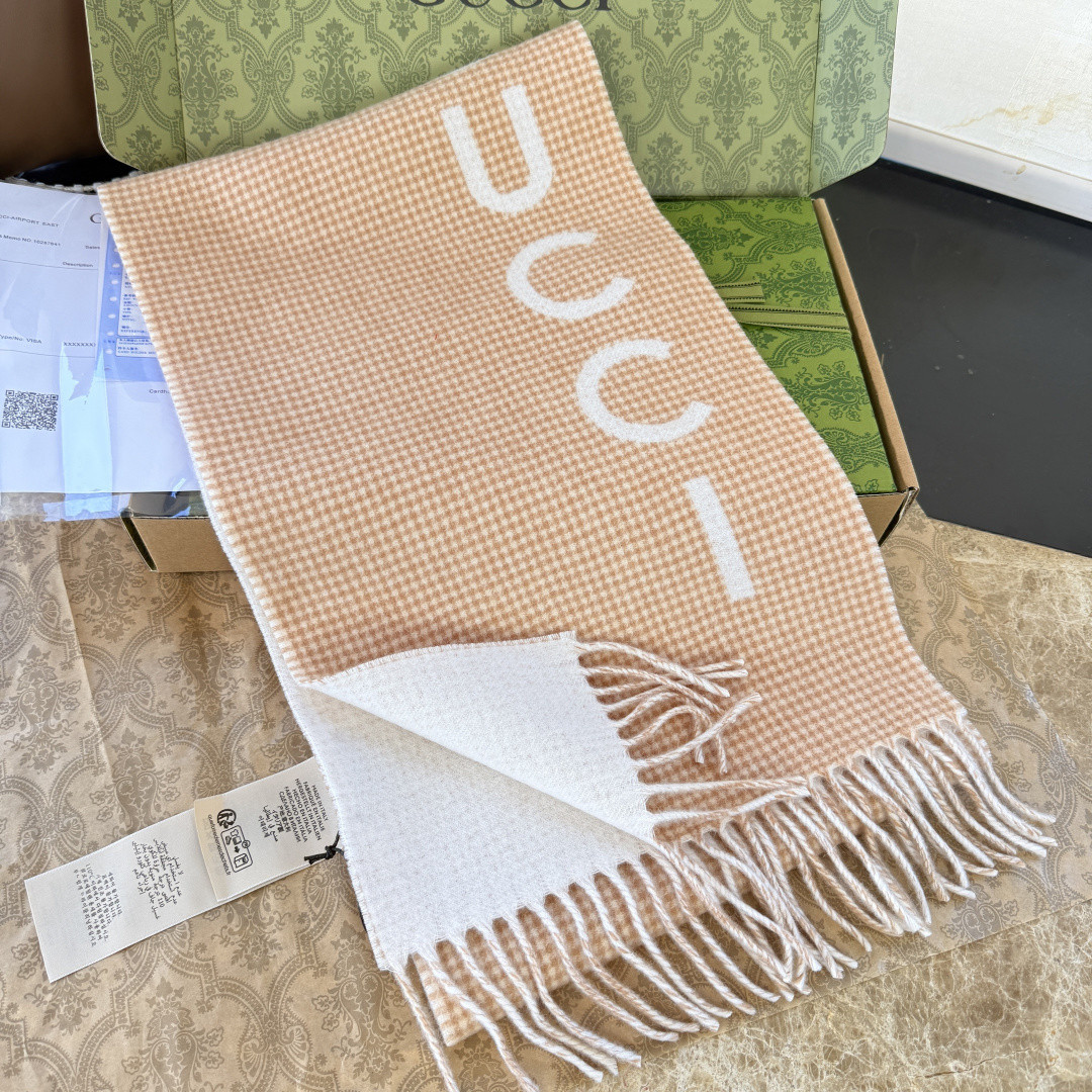 Gvc*1 scarf 30x180cm 100%cashmere