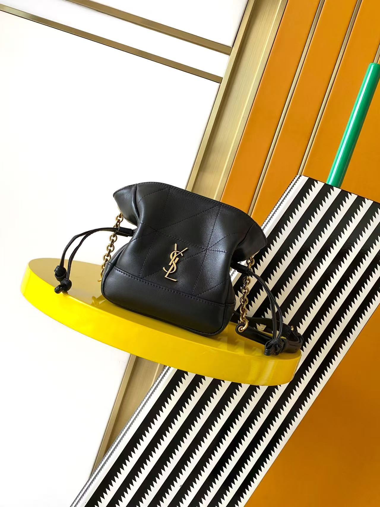 Y51 JAMIE Mini Shoulder Pouch in Lambskin 14.5x15.5x8cm